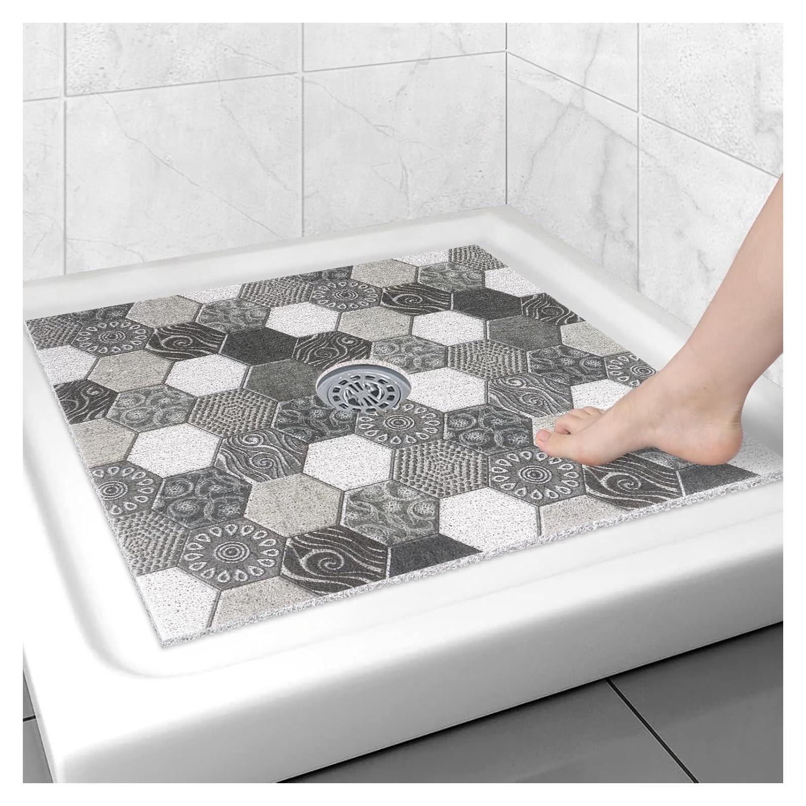 Alfombrilla de Ducha Antideslizante ZOESOE 68.58x68.58 cm PVC