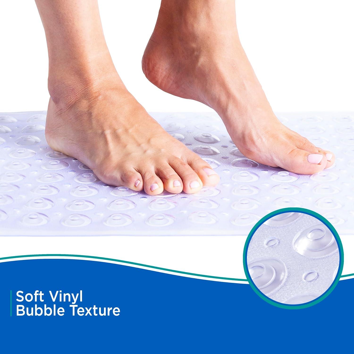 Alfombrilla de Baño Kenney KN61292 Vinilo Transparente 78x39cm