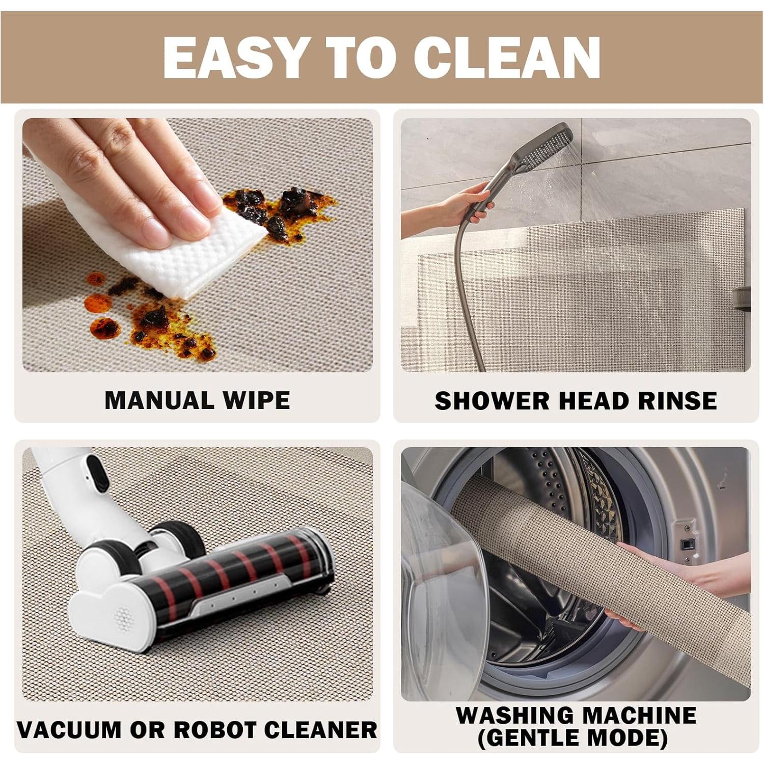 Alfombra de Baño Antideslizante YDKGL Beige 40x60cm