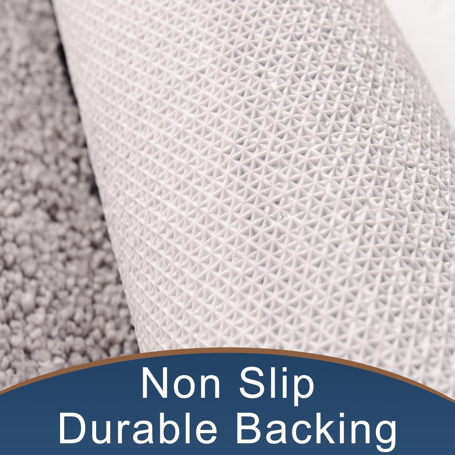 Alfombra de Baño Anybar Gris Claro 40.6x61 cm Antideslizante