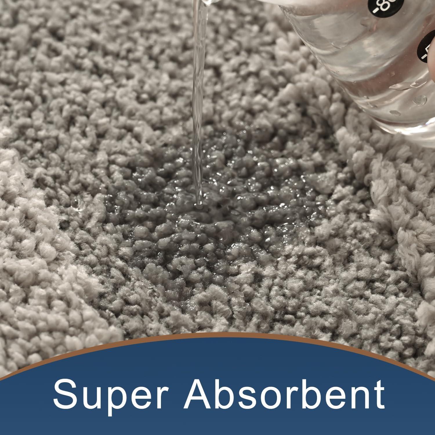 Alfombra de Baño Anybar Gris Claro 40.6x61 cm Antideslizante