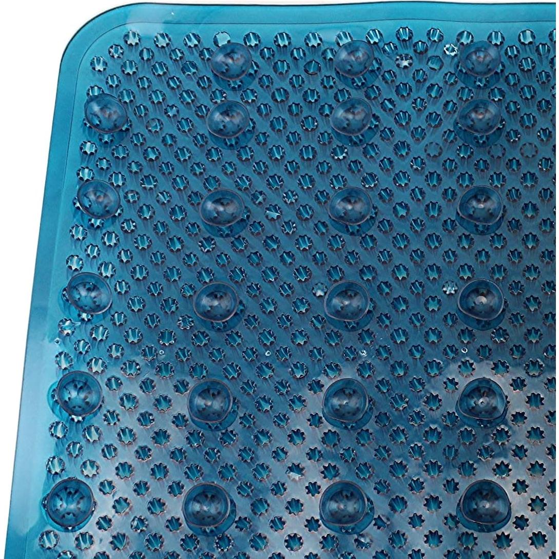 Tapete de Baño Antideslizante Dependable 60 x 34 cm Azul