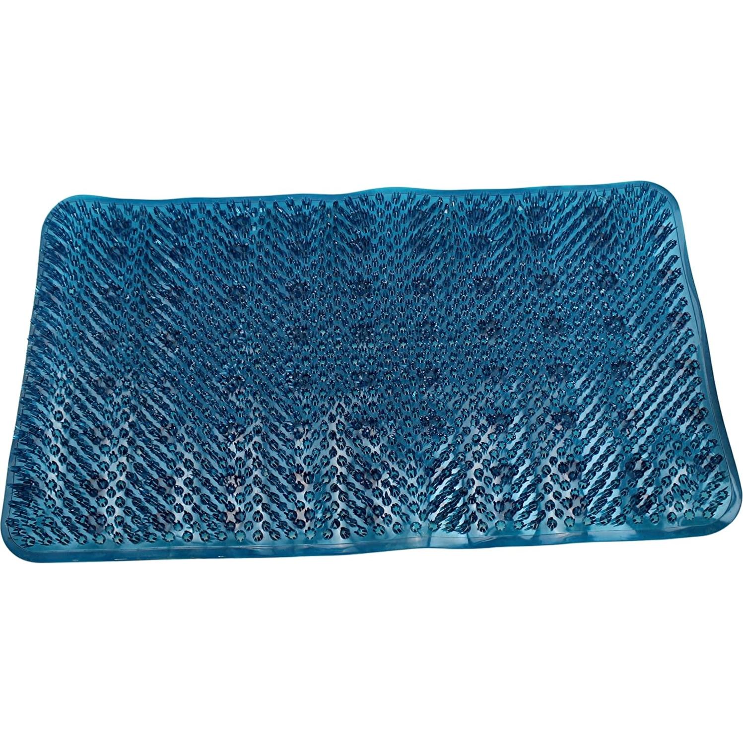 Tapete de Baño Antideslizante Dependable 60 x 34 cm Azul