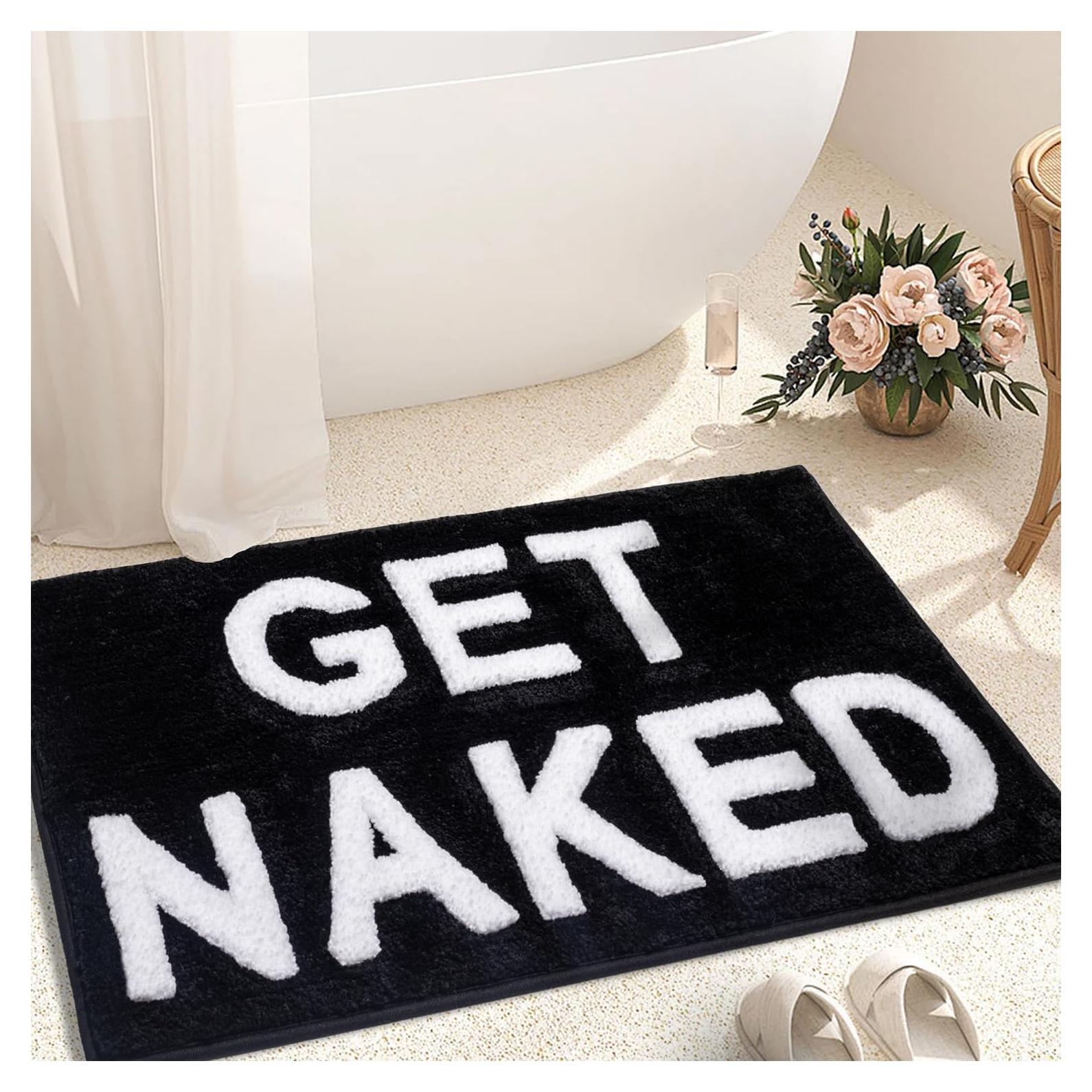 Alfombra de Baño KOEXM Get Naked 40x60 cm Antideslizante
