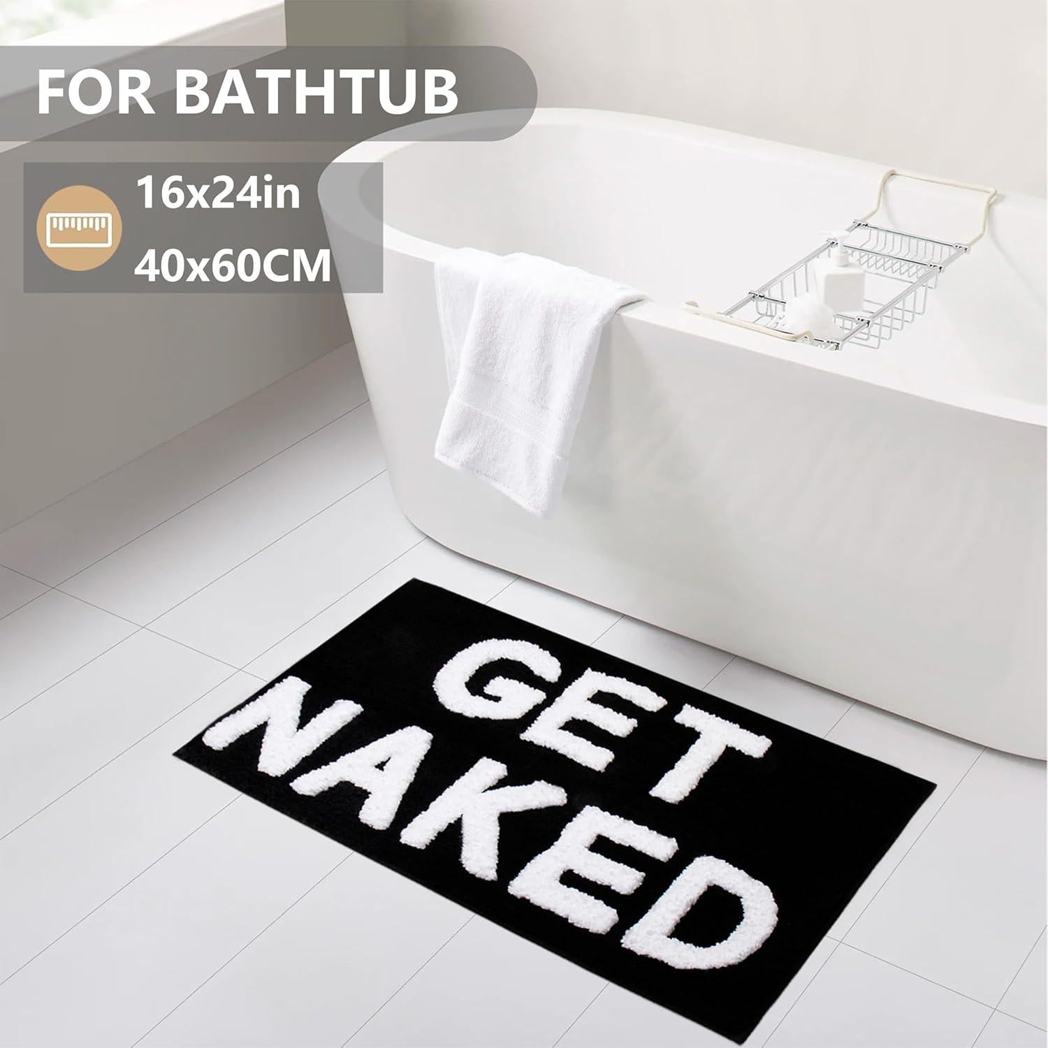 Alfombra de Baño KOEXM Get Naked 40x60 cm Antideslizante