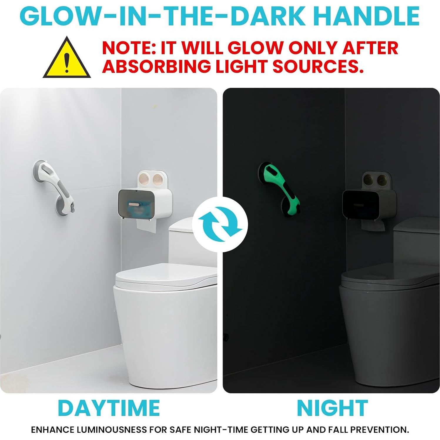 Barra de Agarre TAILI 30.99 cm Gris Brilla en la Oscuridad