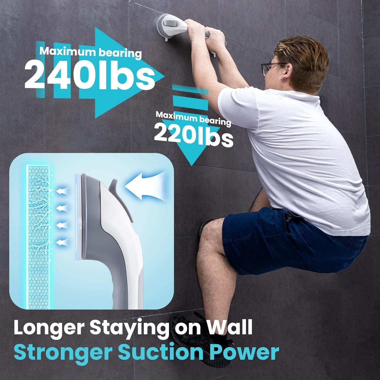 Barra de Agarre TAILI 30.99 cm Gris Brilla en la Oscuridad