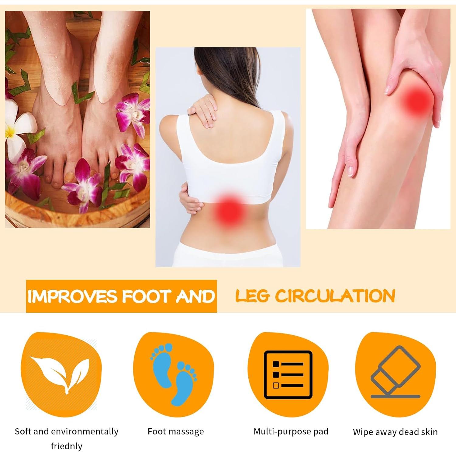 Exfoliador de pies y espalda SHBLOMK con ventosas antideslizantes