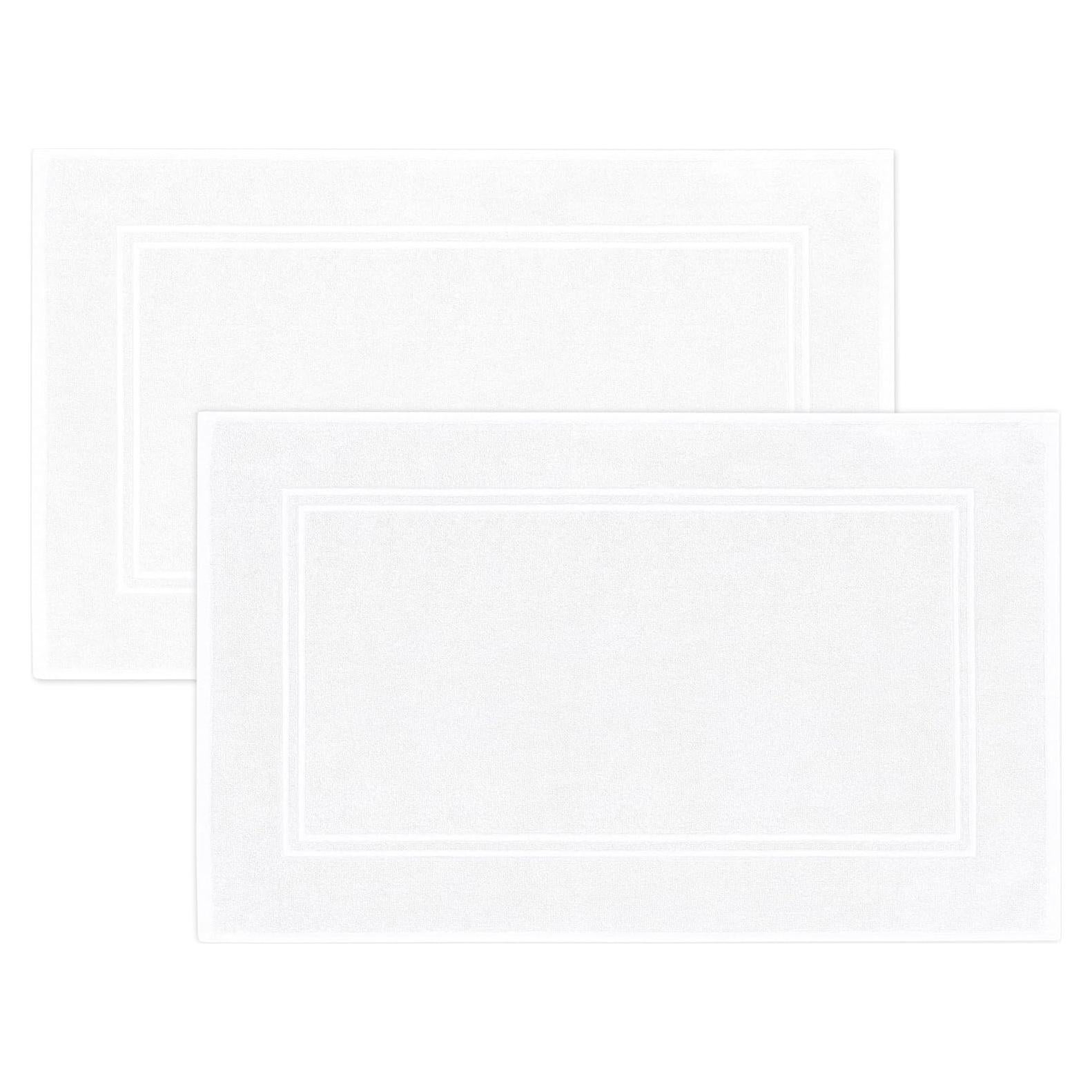 Paquete de 2 alfombrillas de baño Tens 100% algodón 51x76 cm