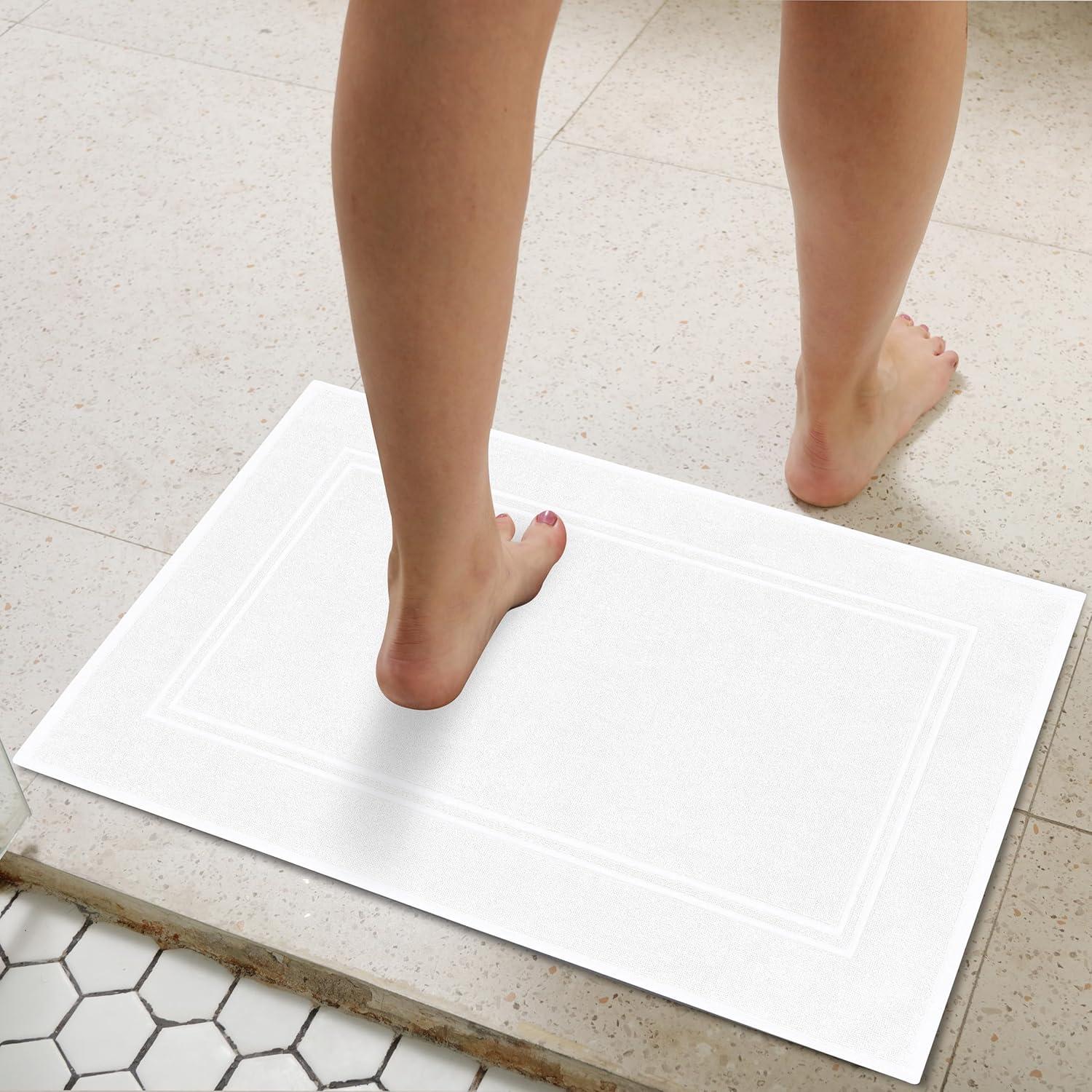 Paquete de 2 alfombrillas de baño Tens 100% algodón 51x76 cm