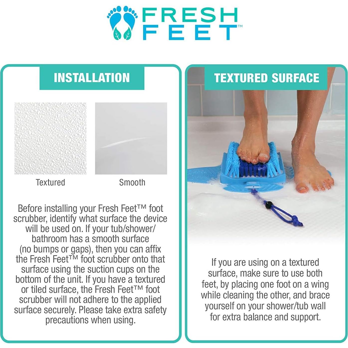 Limpiador de Pies Pies Frescos con Piedra Pómez - Spa en Casa