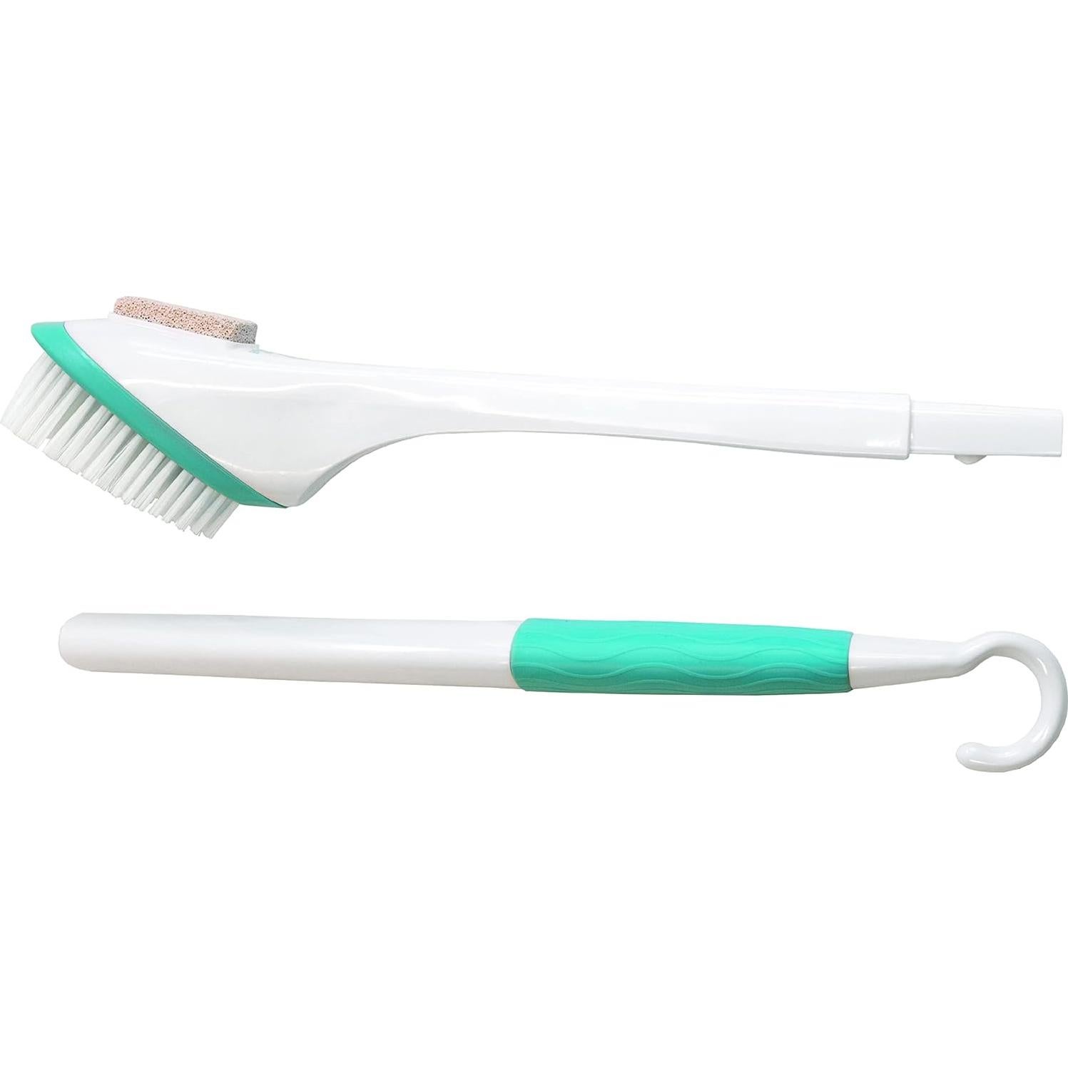 Cepillo Milagroso para Pies 76 cm con Piedra Pómez y Mango Antideslizante