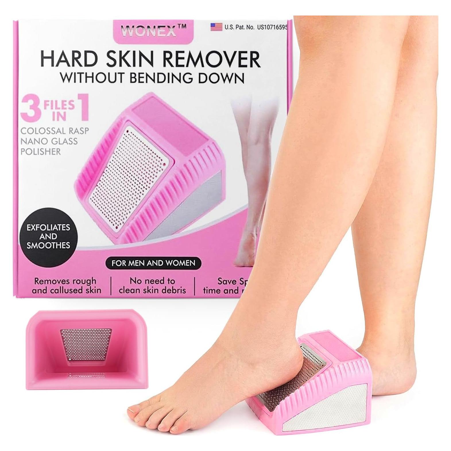 Exfoliador de Pies 3 en 1 Wonex Rosa - Removedor de Callos