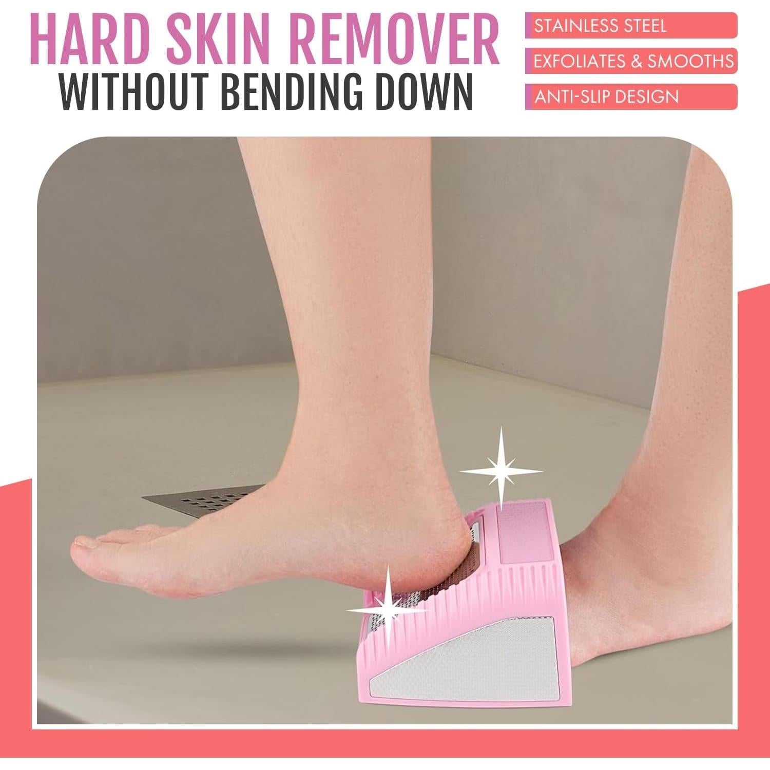 Exfoliador de Pies 3 en 1 Wonex Rosa - Removedor de Callos