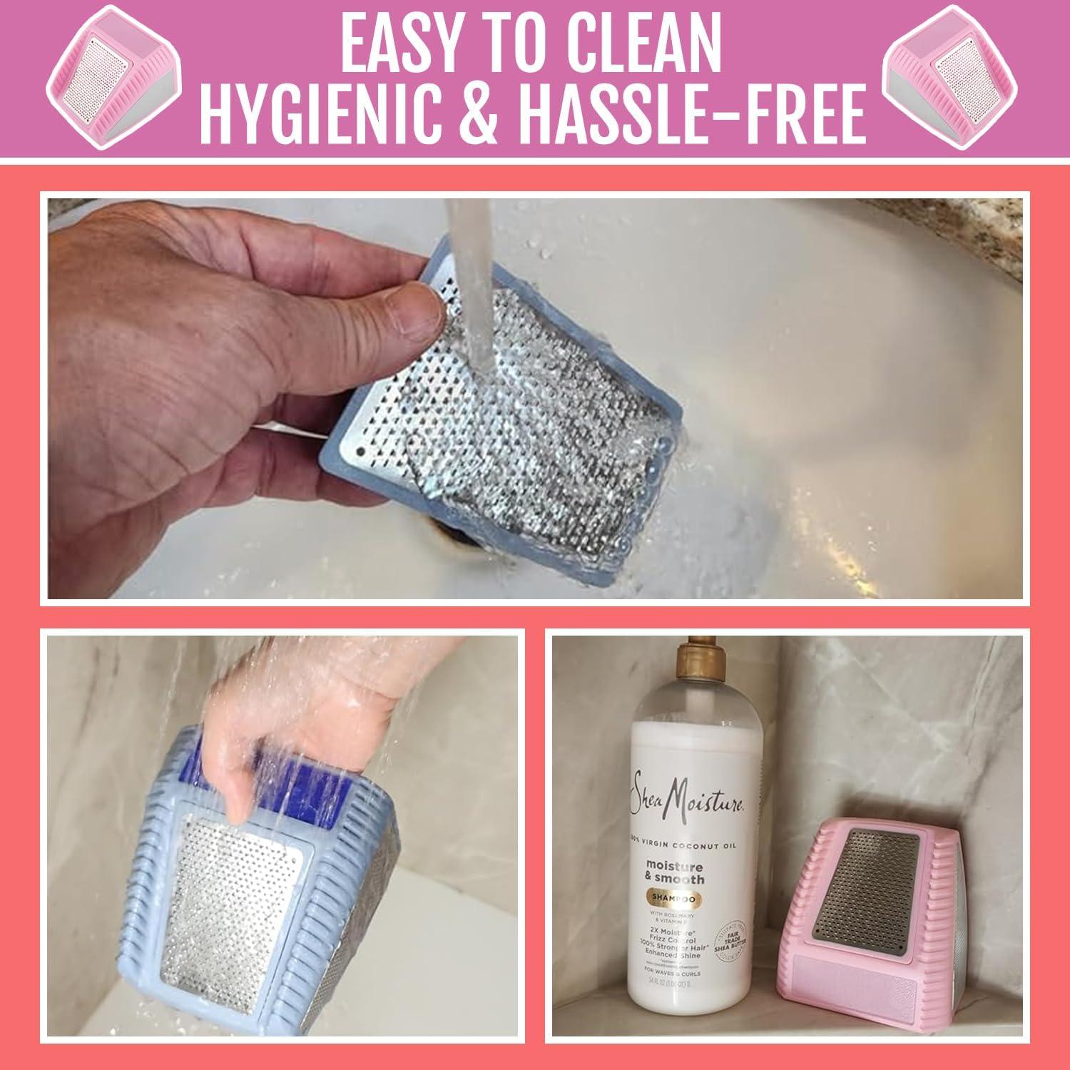 Exfoliador de Pies 3 en 1 Wonex Rosa - Removedor de Callos