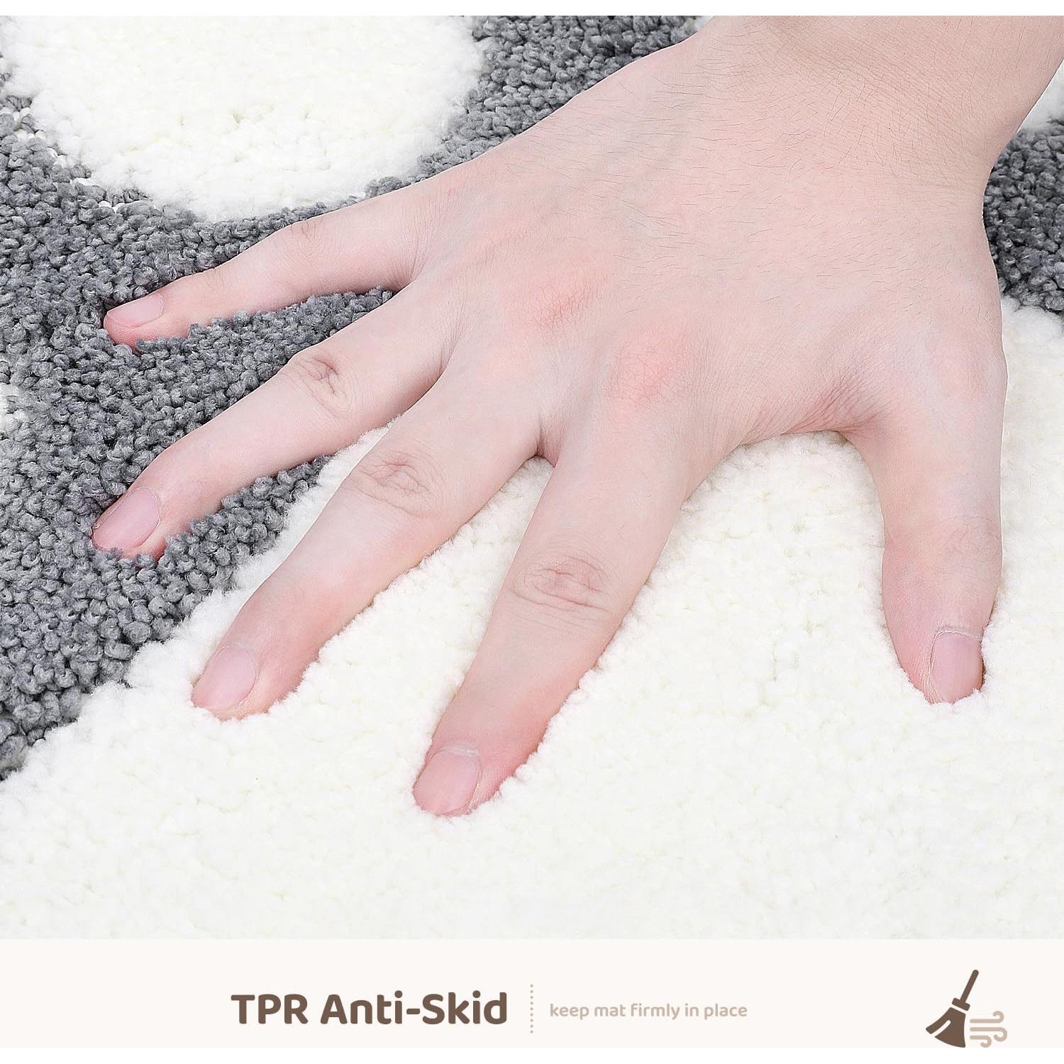 Alfombra de Baño Antideslizante Molesun Gris 43x58 cm