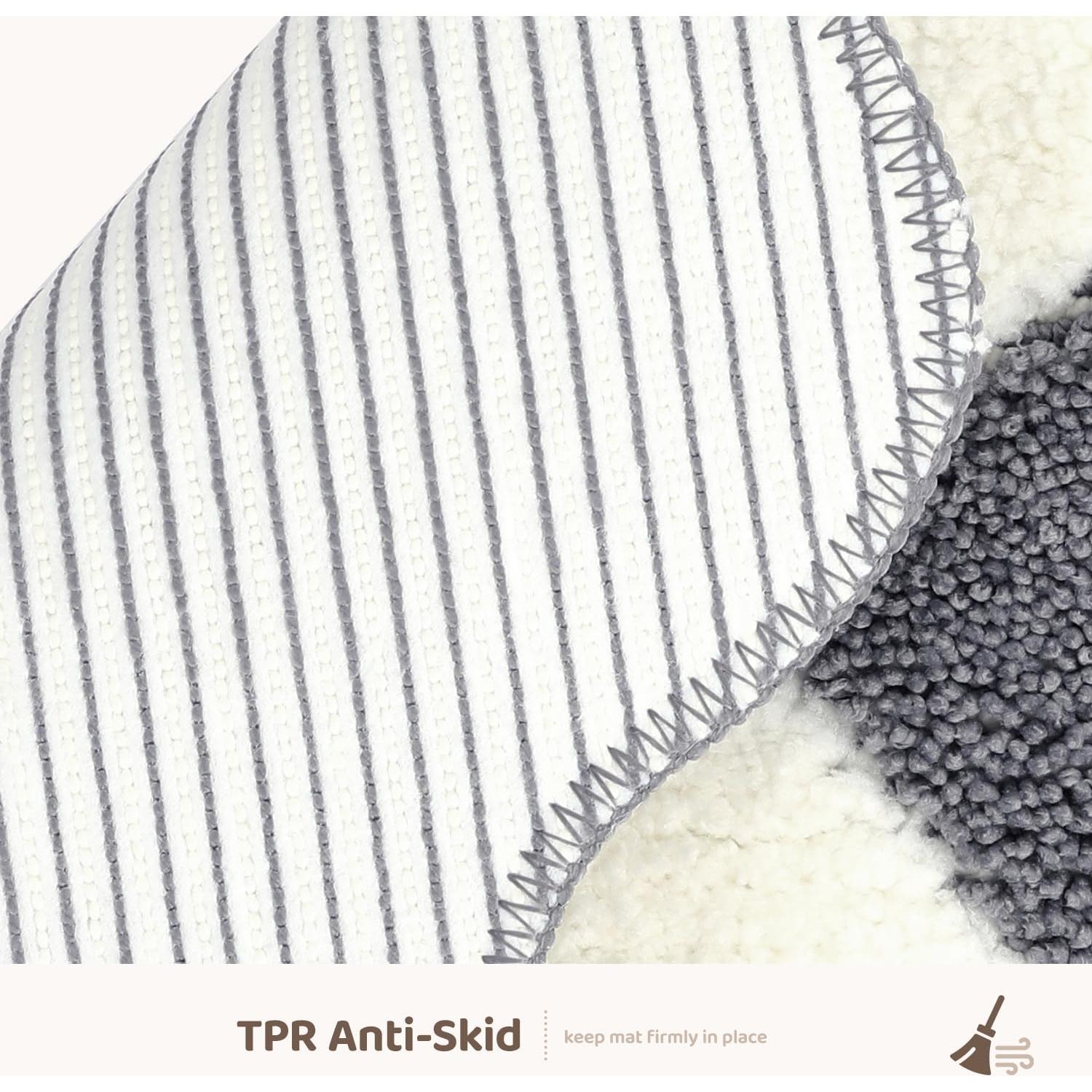 Alfombra de Baño Antideslizante Molesun Gris 43x58 cm