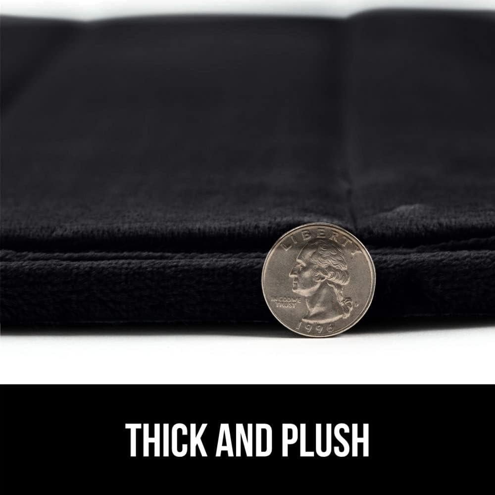 Alfombra de Baño GORILLA GRIP Memory Foam 61x43 cm Negra