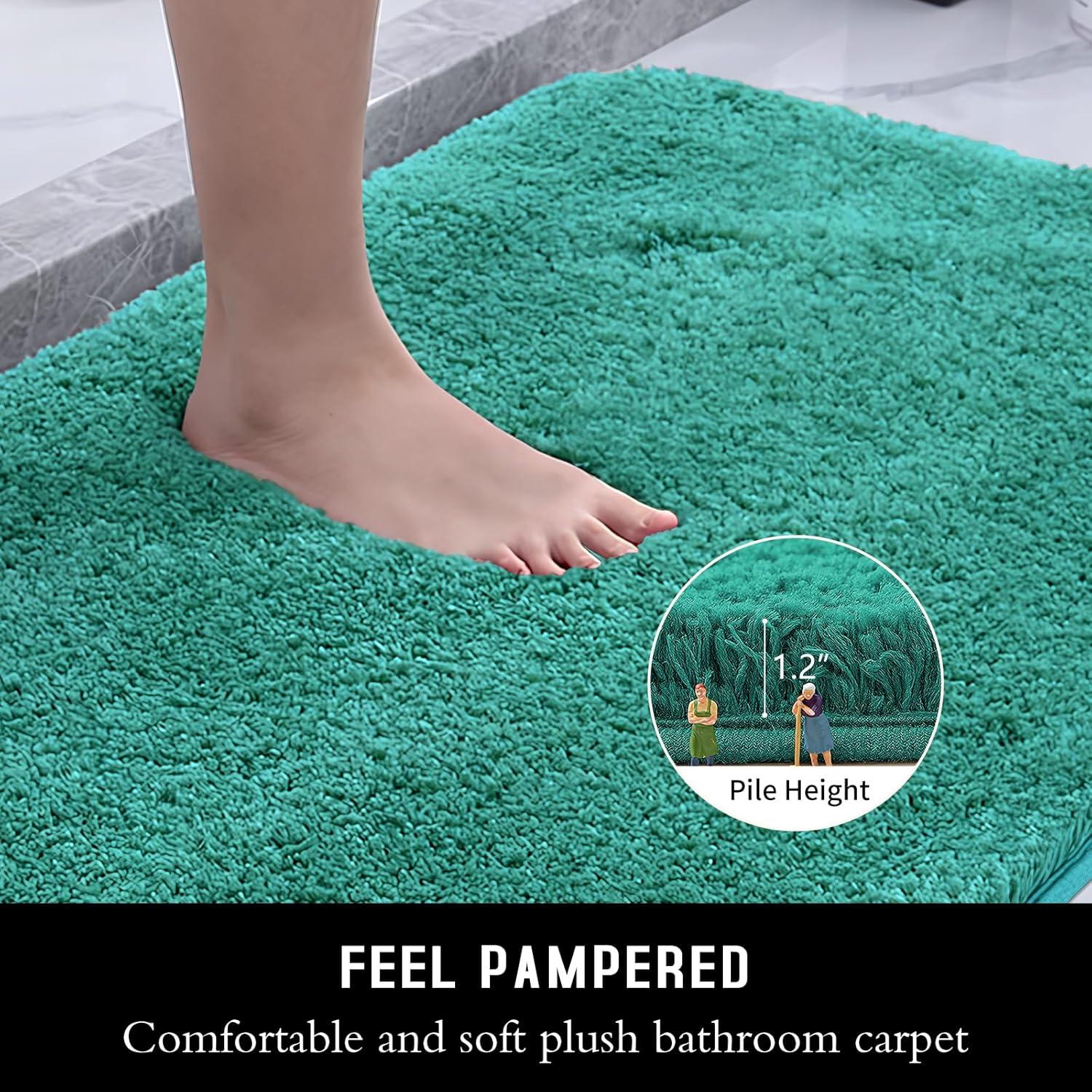 Alfombra de Baño MATENGZIG Microfibra 40x60 cm Antideslizante