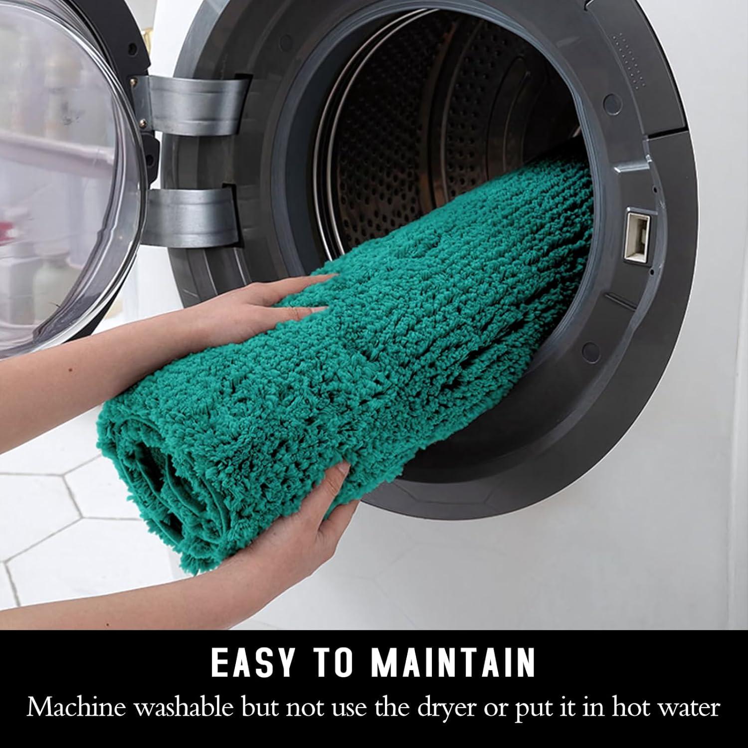 Alfombra de Baño MATENGZIG Microfibra 40x60 cm Antideslizante