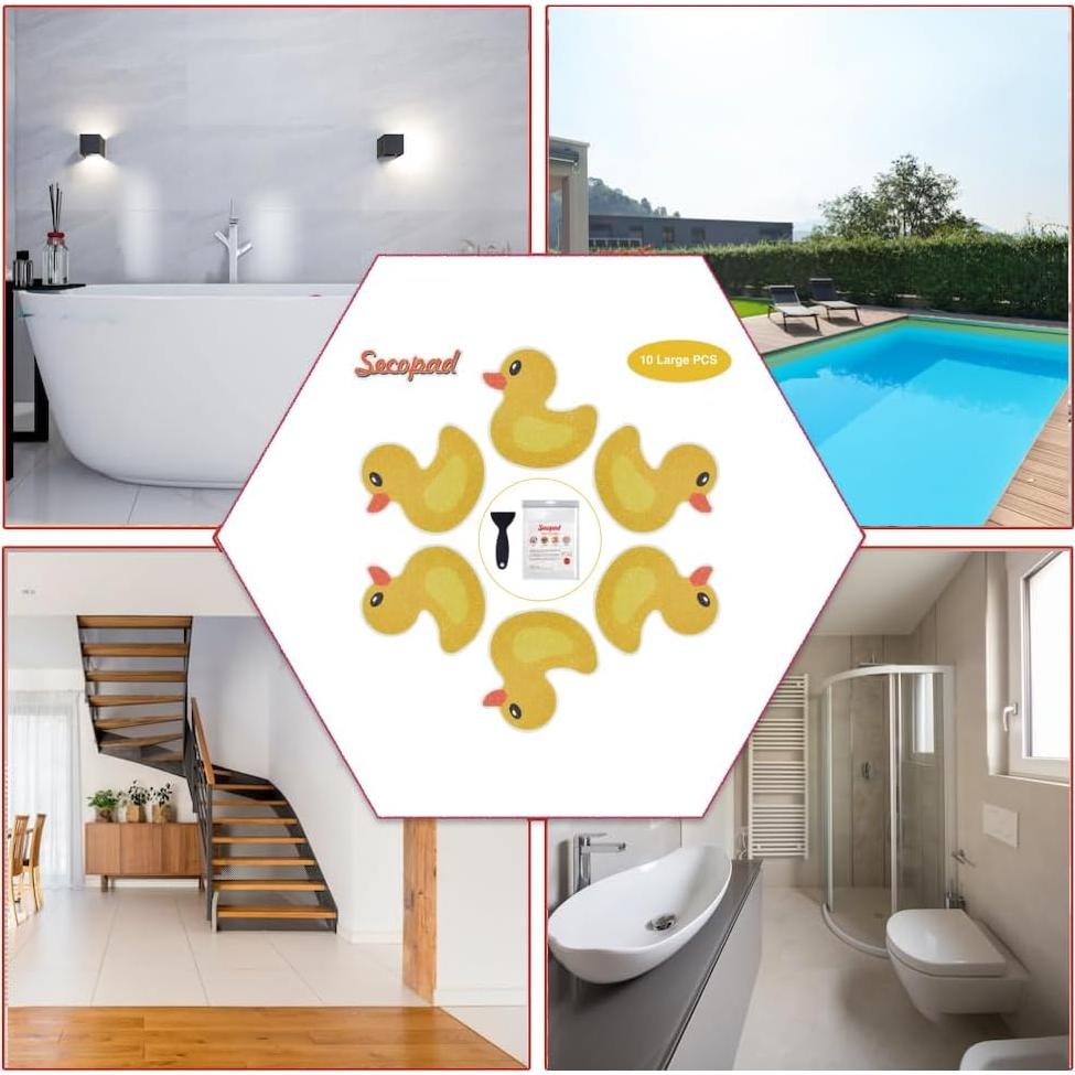 Calcomanías Antideslizantes para Baño Secopad - 20 Piezas