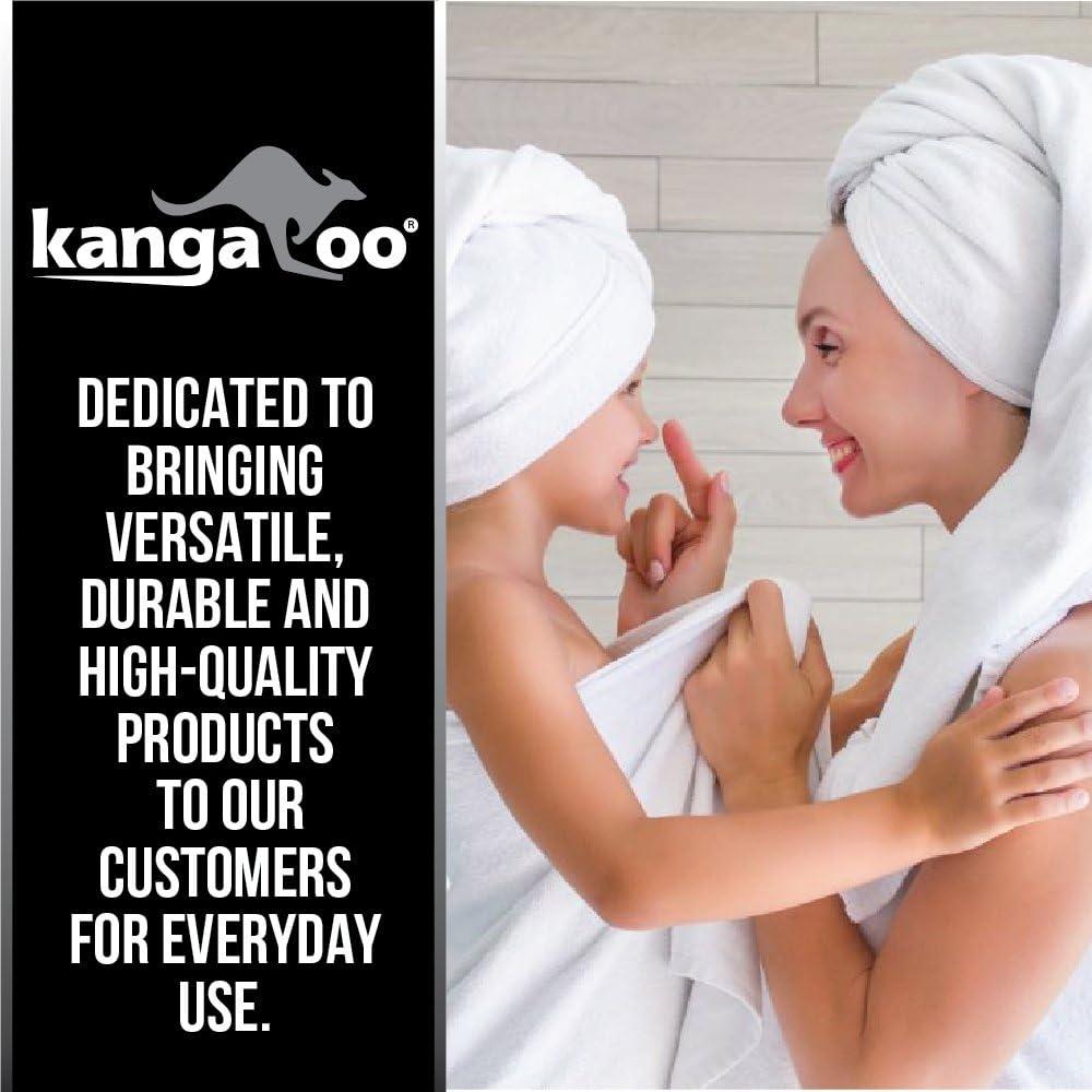 Alfombra de Baño KANGAROO Chenille Gris 43x61 cm Lavable