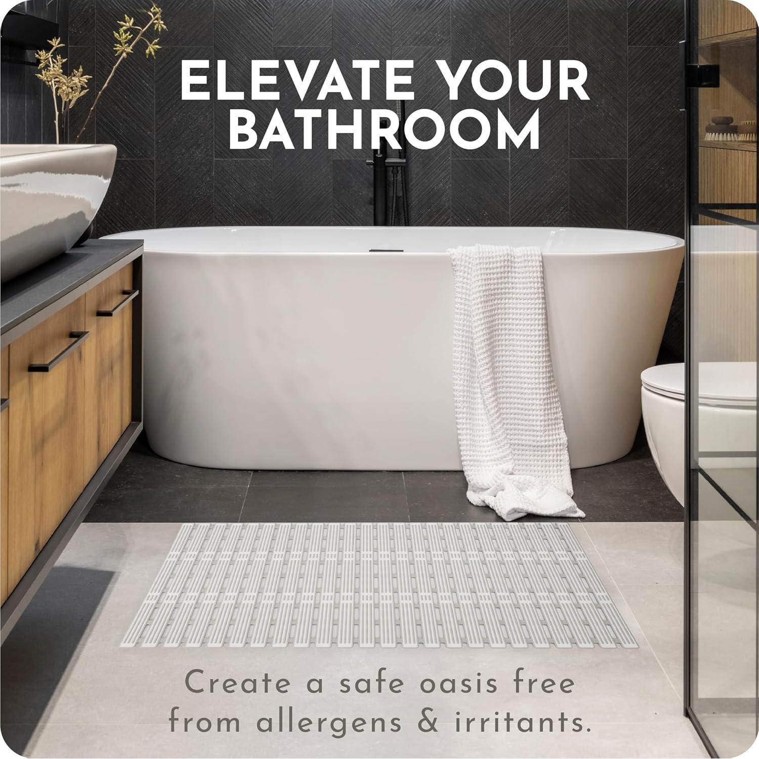 Alfombra de Ducha Antideslizante AH Artisan Home 89x41cm PVC