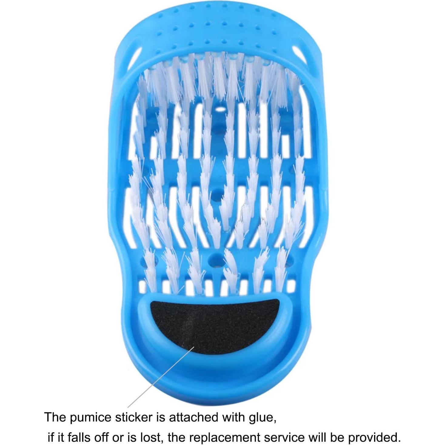 Limpiador de Pies KISSBUTY Cepillo Exfoliante Ducha 27.7x11.4cm