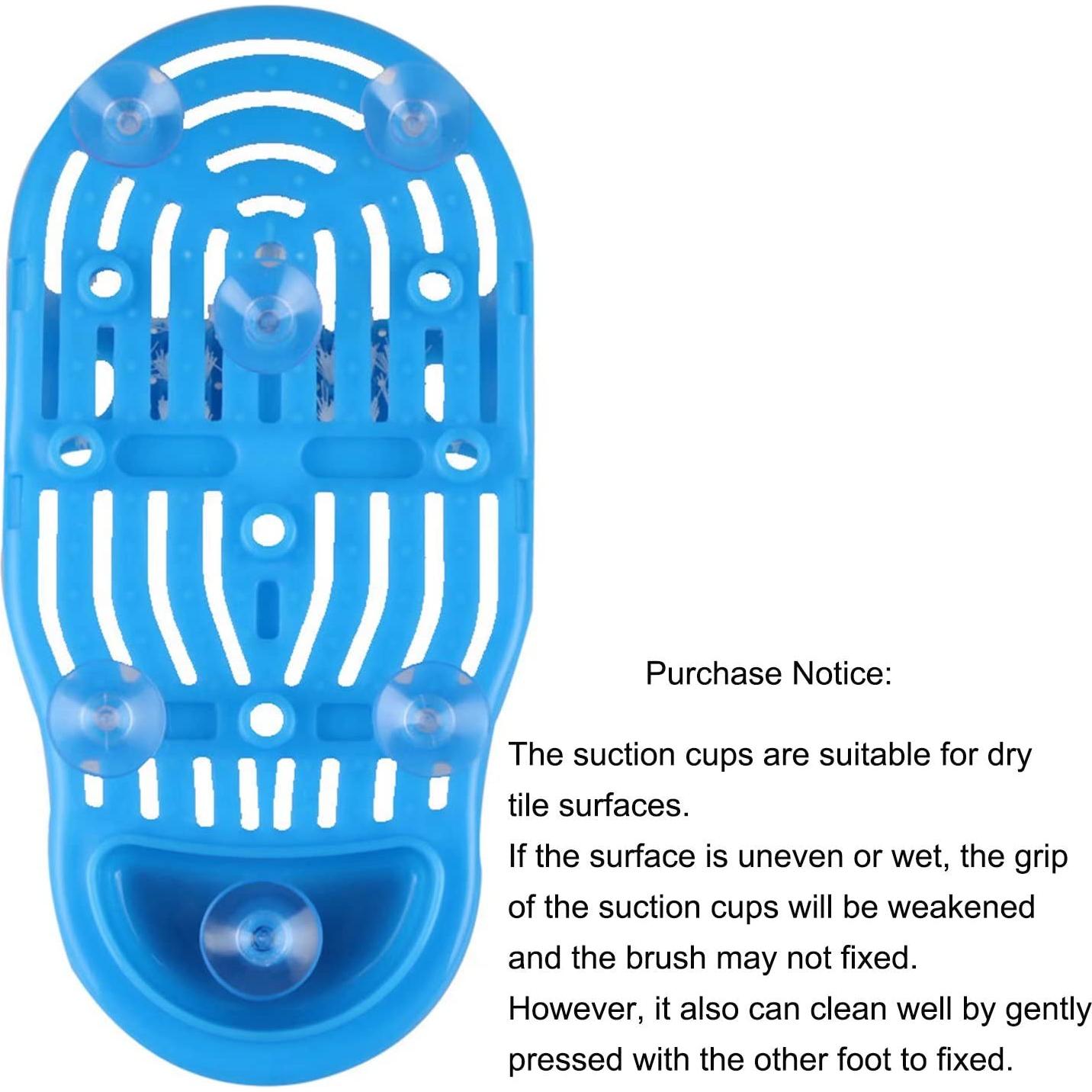 Limpiador de Pies KISSBUTY Cepillo Exfoliante Ducha 27.7x11.4cm