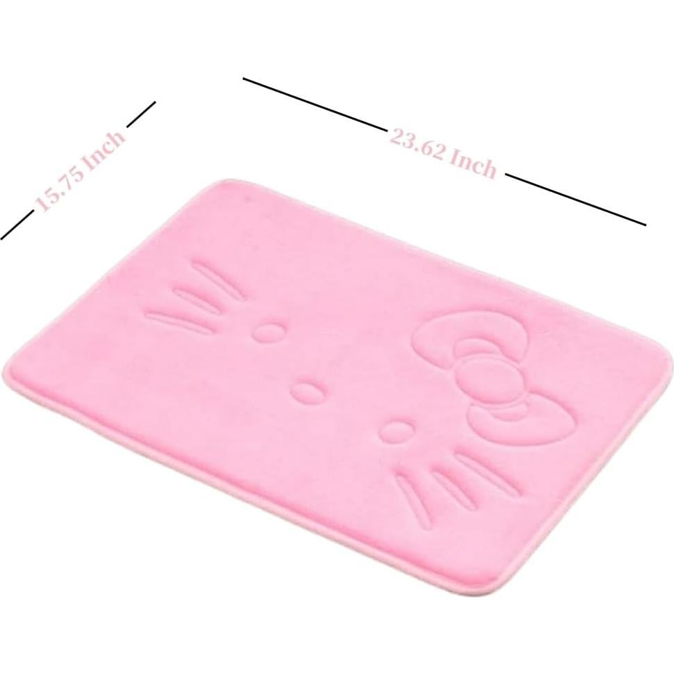 Alfombra de Área Rosa Cartoon Stay Young 40x60 cm Antideslizante