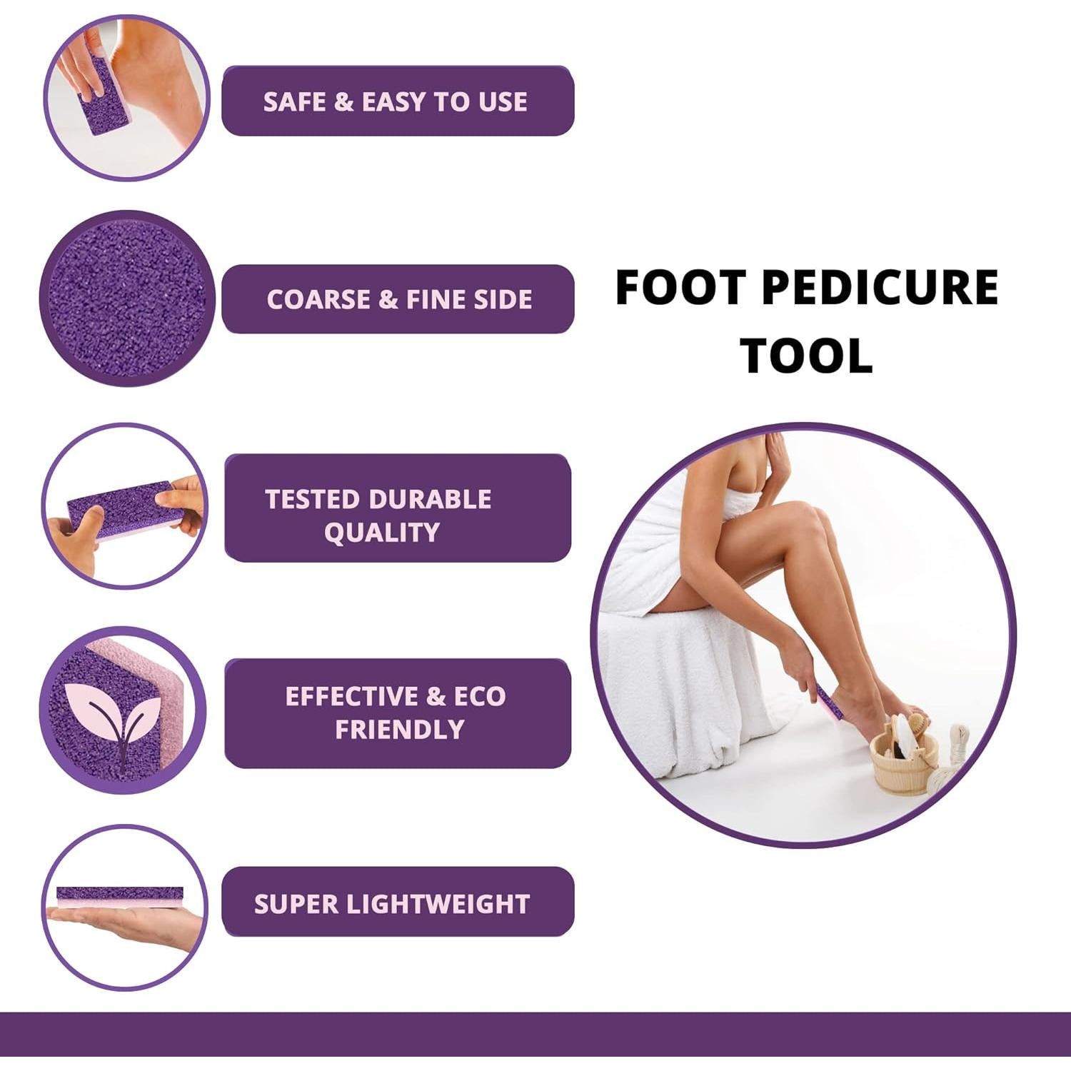 Piedra Pómez Exfoliante LOVE PUMICE para Pies y Manos 12.7cm