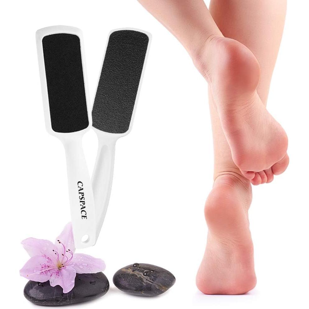 Raspador de pies Capspace - Lima de doble cara, 4 unidades