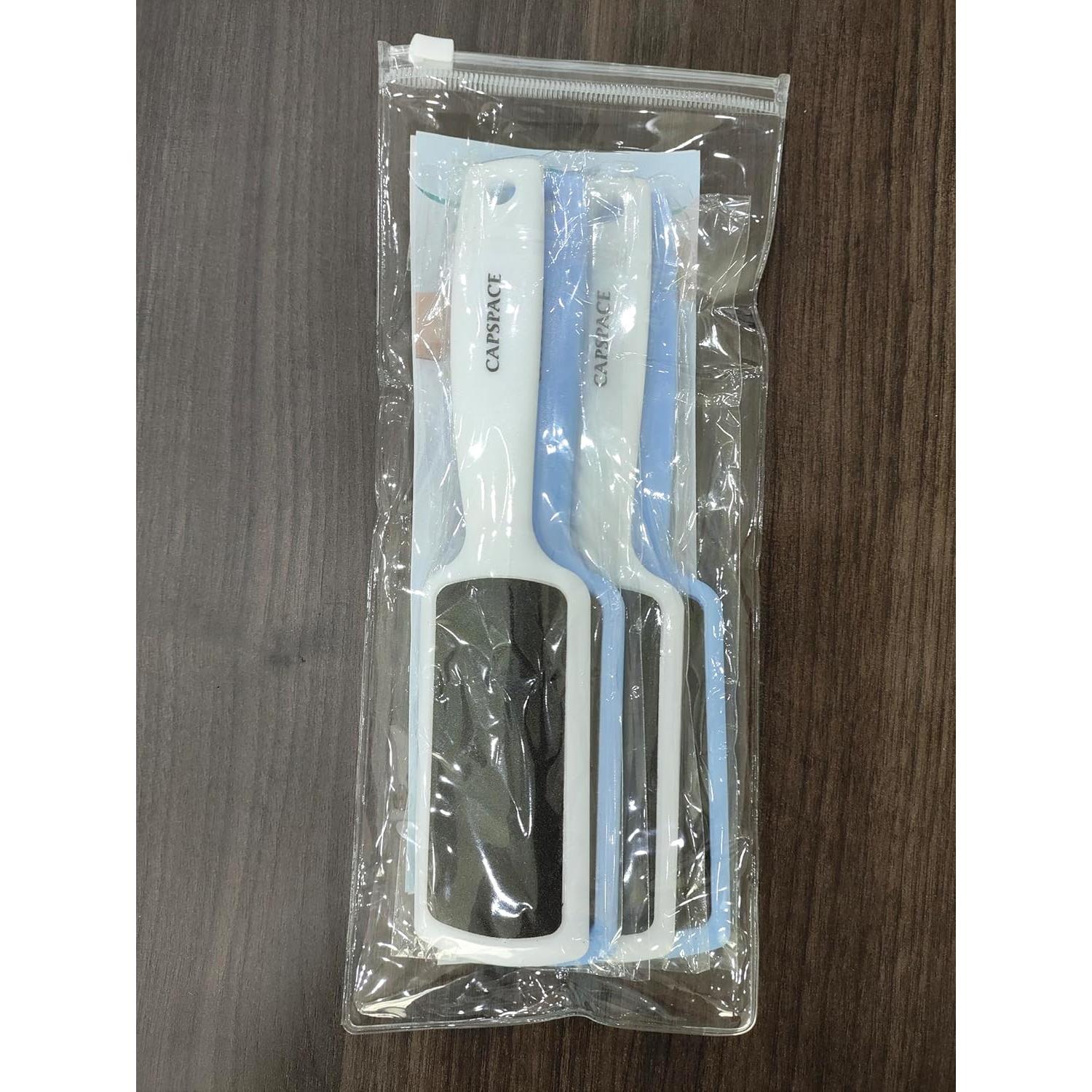 Raspador de pies Capspace - Lima de doble cara, 4 unidades