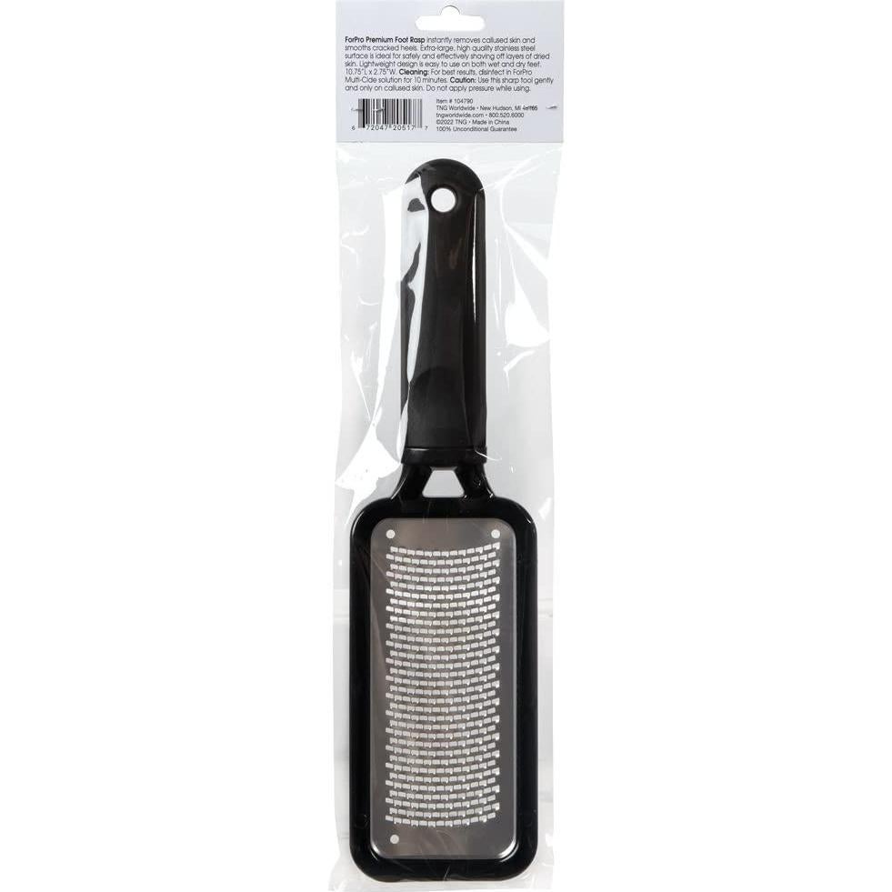 Raspador de Pies ForPro Acero Inoxidable 27.4 cm Premium