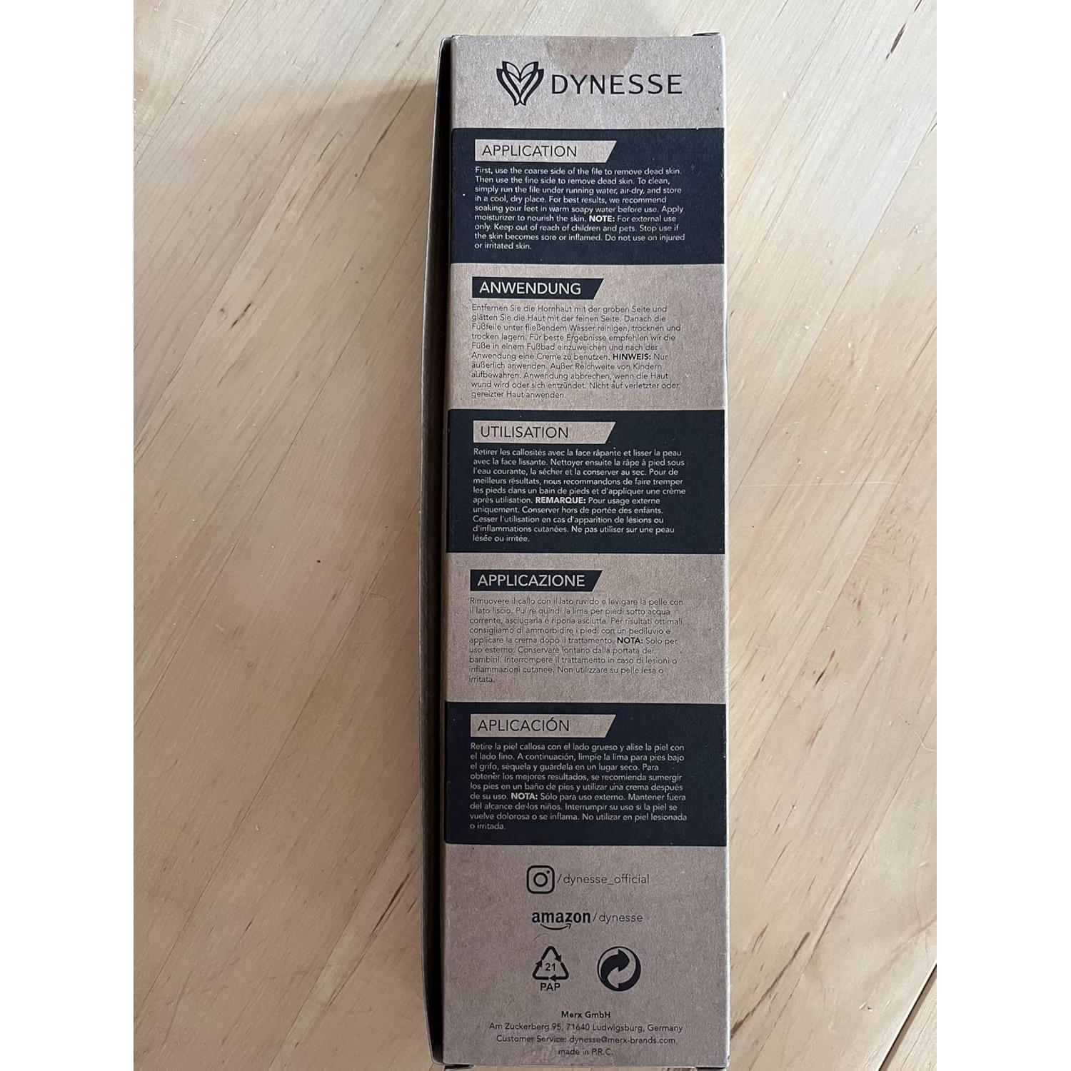 Lima para Pies DYNESSE Lyra 3 en 1 Acero Inoxidable