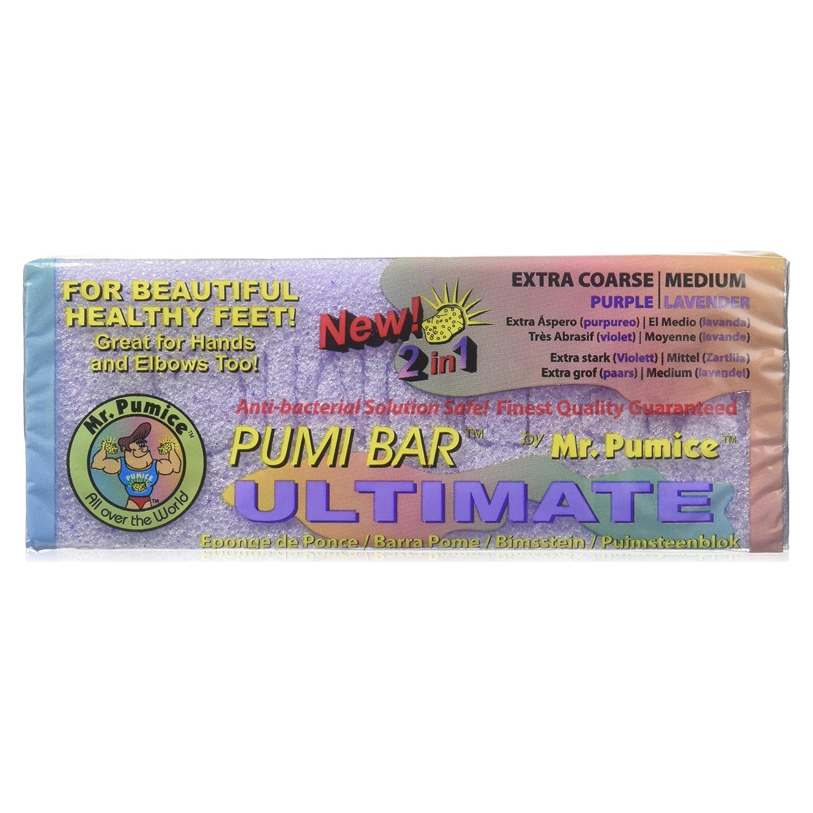 Barra Pumi Ultimate Mr. Pumice 2 en 1 para Pies Suaves