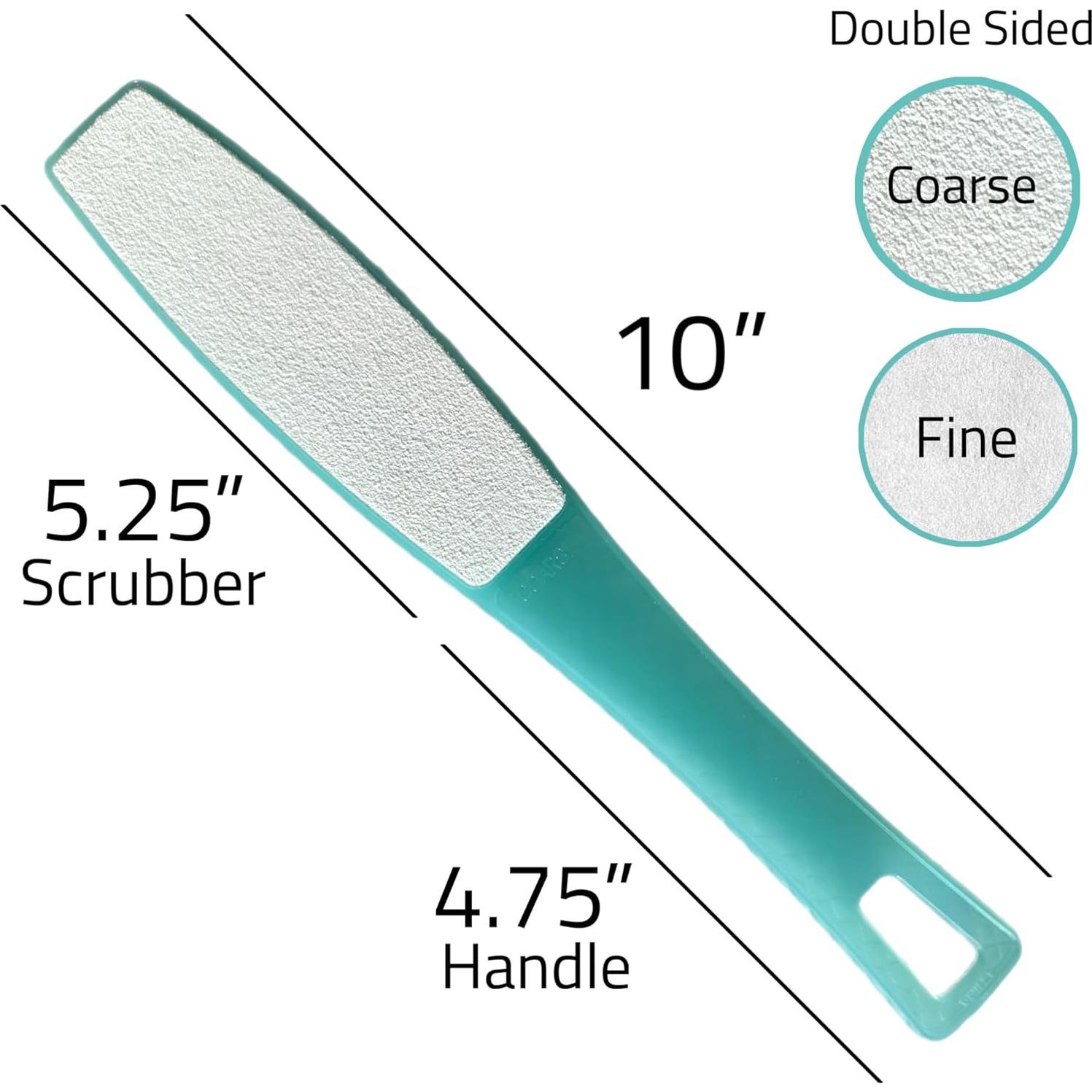 Lima de Pies Doble Cara ALAZCO con Mango Ergonómico 25.4 cm