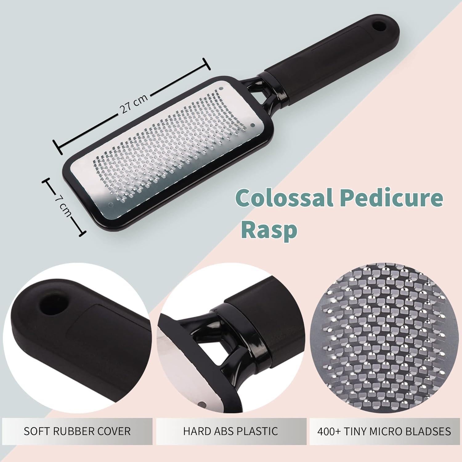 Exfoliador Profesional para Pies Riorre - Paquete de 3 Unidades