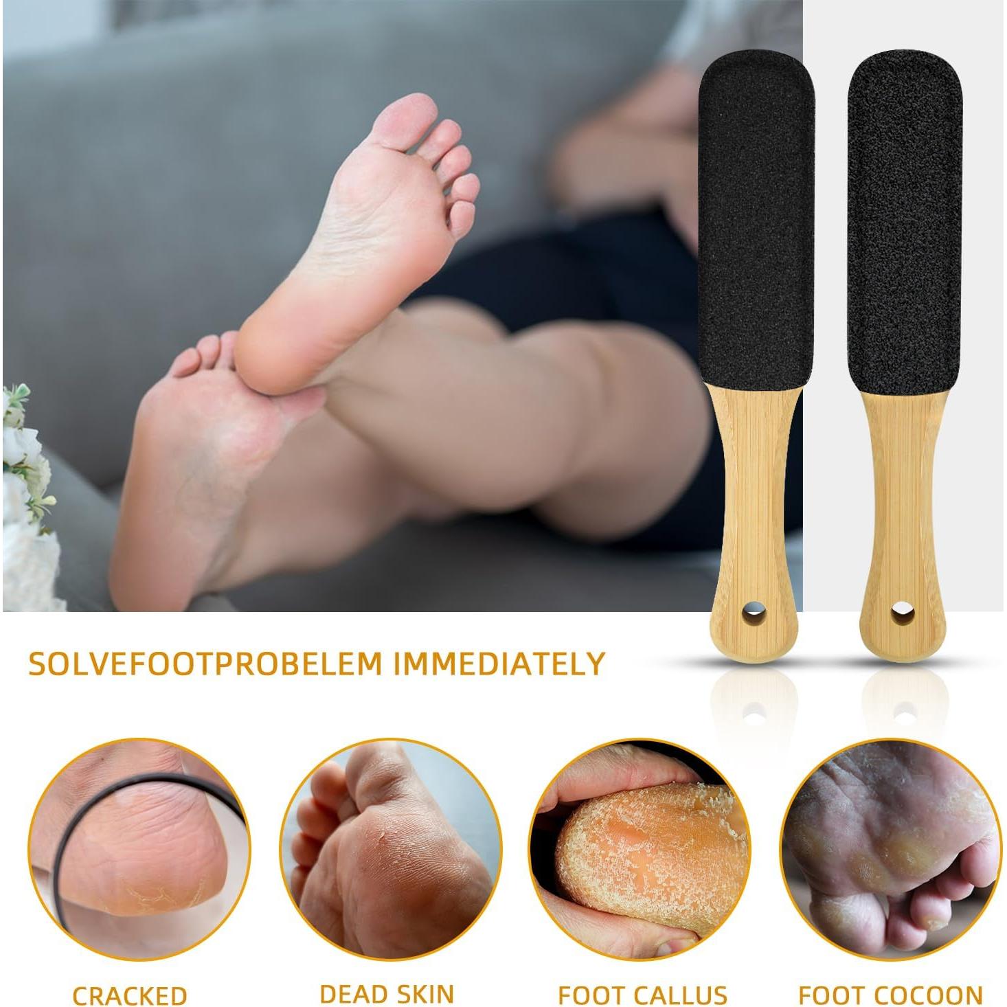 Lima Exfoliadora para Pies JIUZI 2Pack - Eliminador de Callos