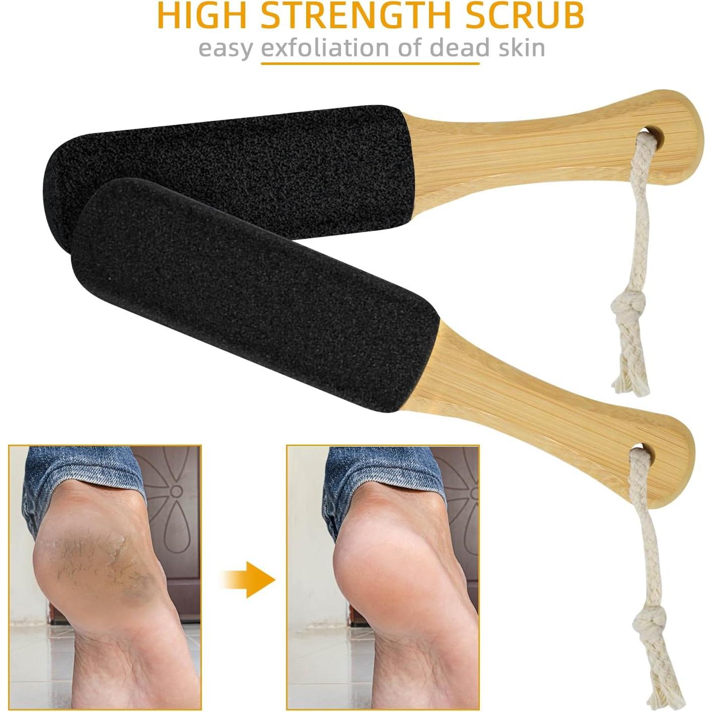 Lima Exfoliadora para Pies JIUZI 2Pack - Eliminador de Callos