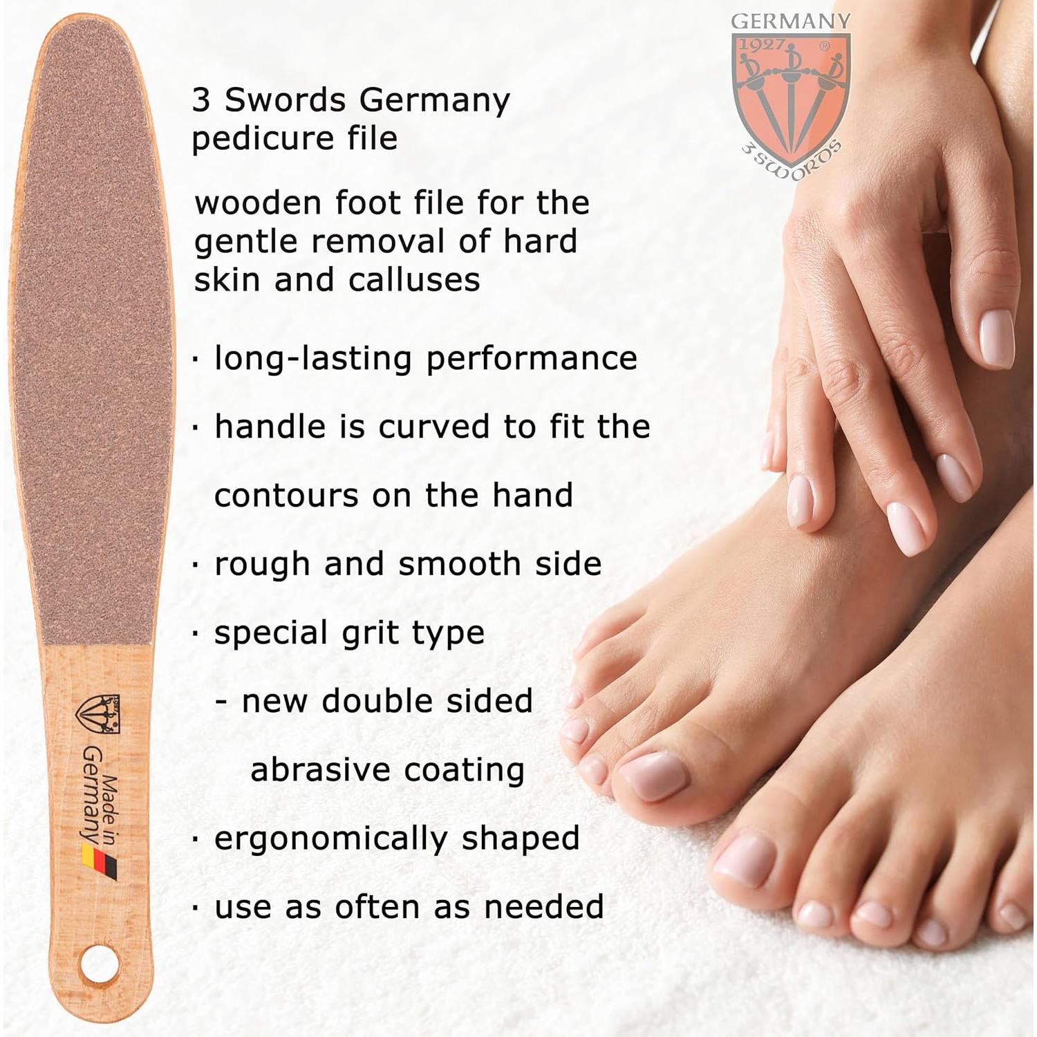 Lima para Pies de Madera 3 Swords Alemania Doble Cara