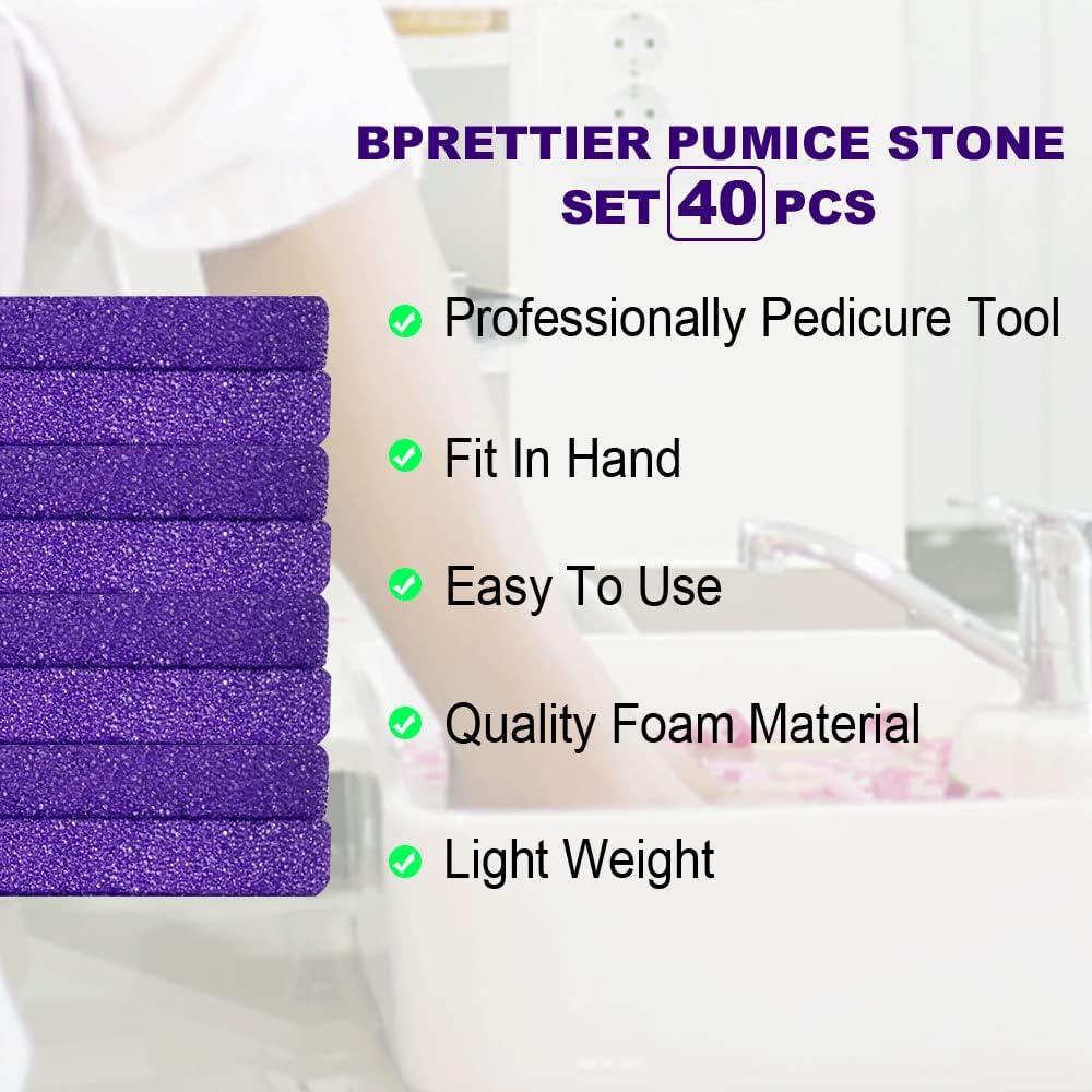 Piedra Pómez Exfoliante BPrettier para Pies - 40 PCS