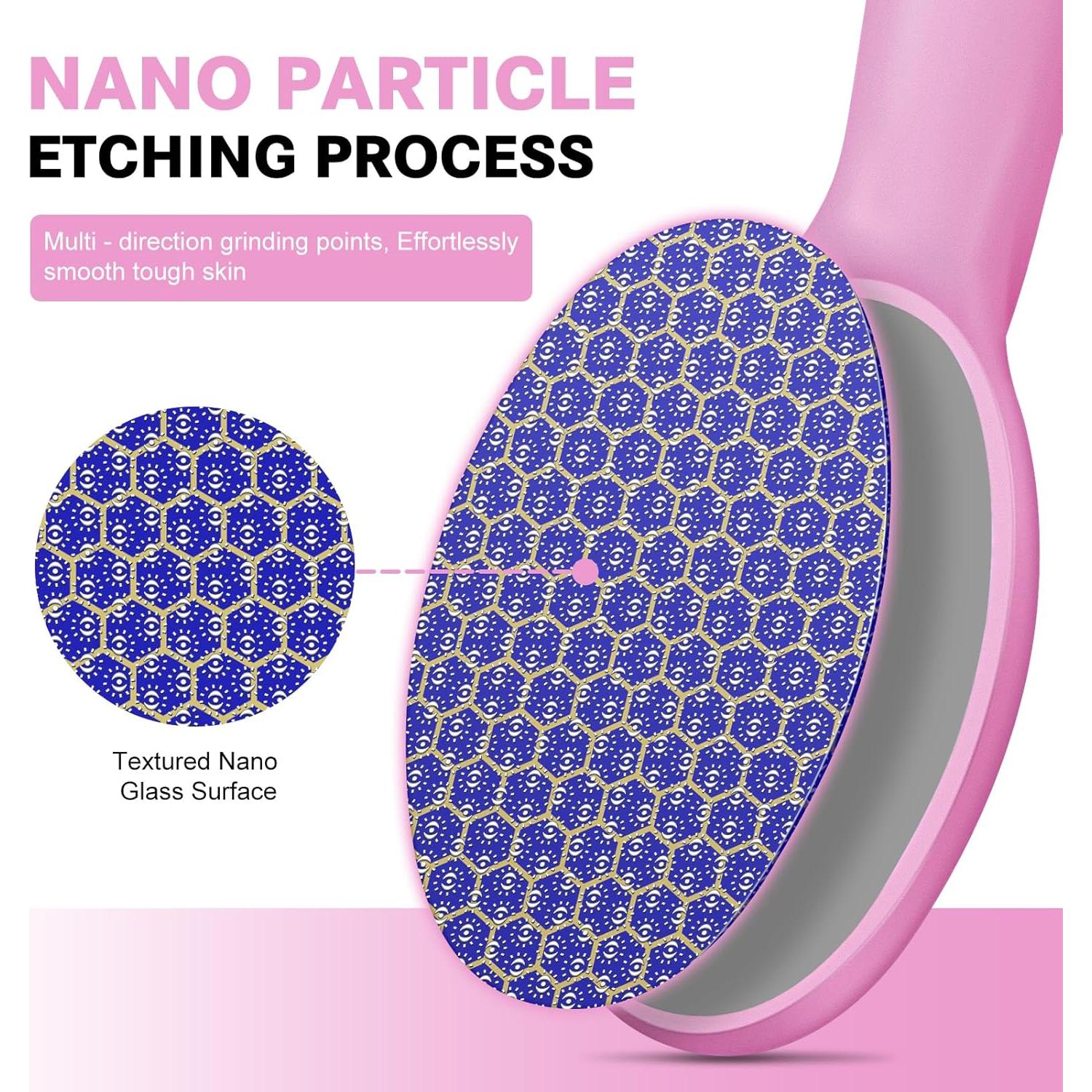 Removedor de Piel Dura SMZHealing Lima Nano Vidrio para Pies