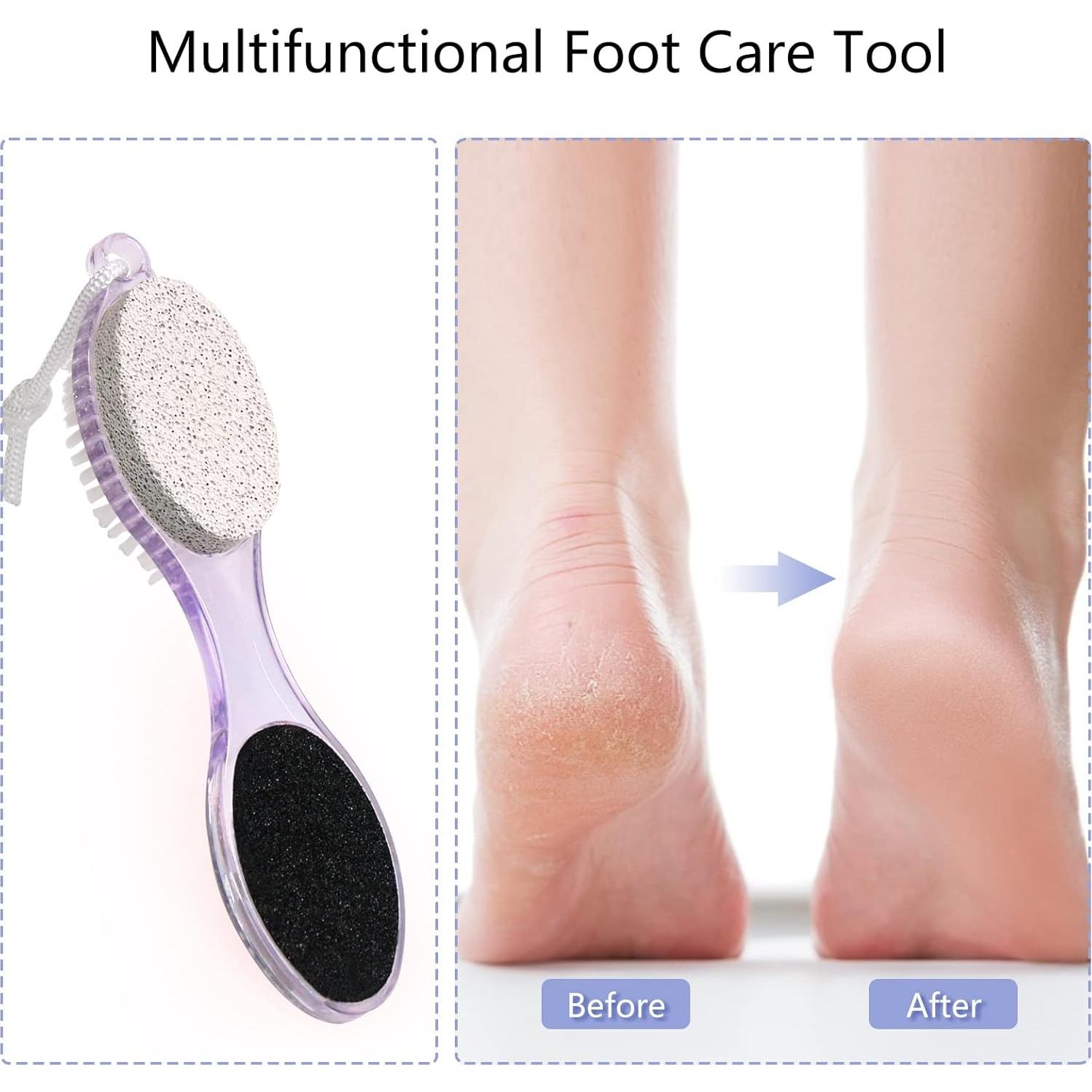 Kit de Pedicura 4 en 1 Fangze - Cepillo y Piedra Pómez