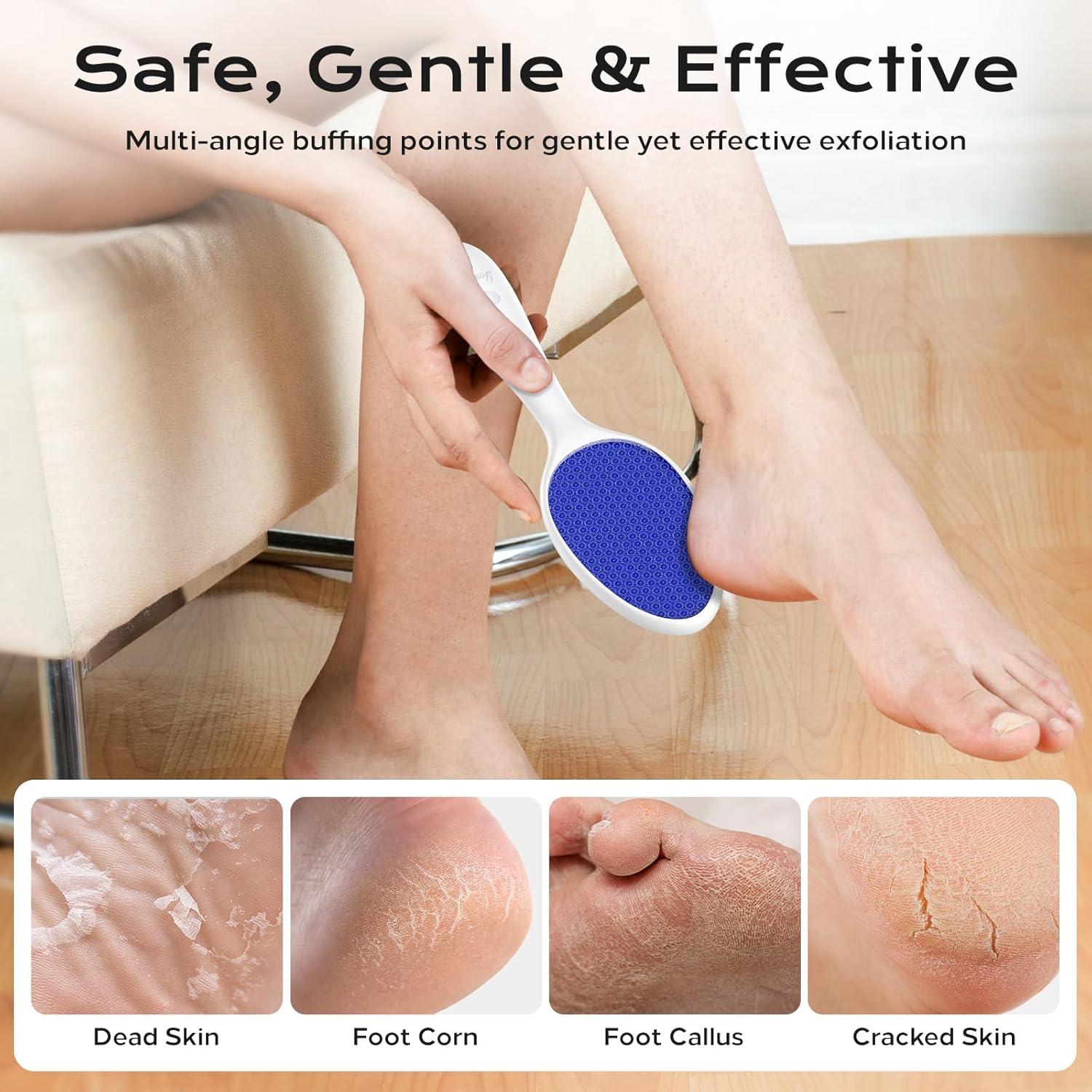 Lima de vidrio nano 2 en 1 para pies Yomanta - Azul