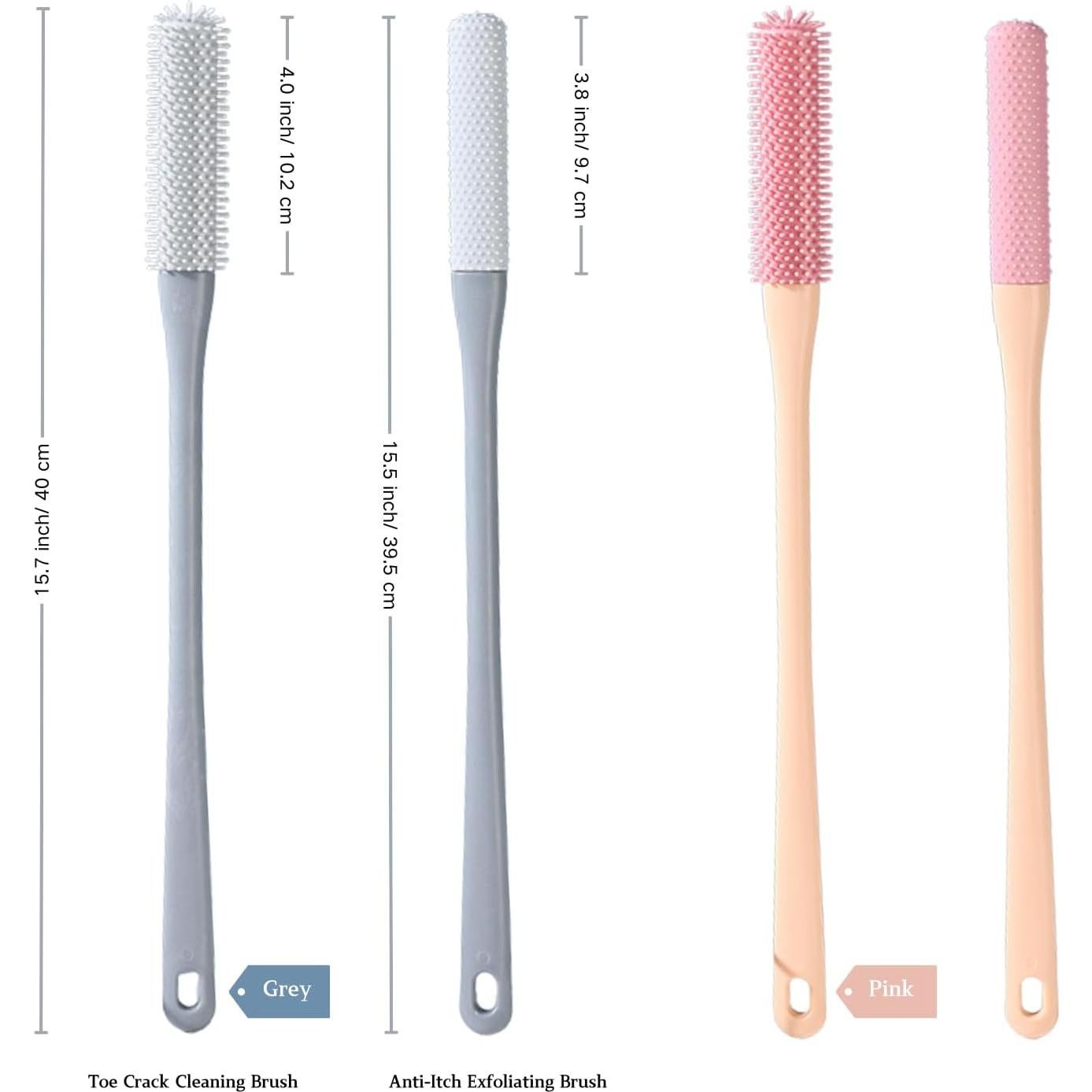 Cepillo Exfoliante para Pies Nurlypop con Mango Largo 40 cm