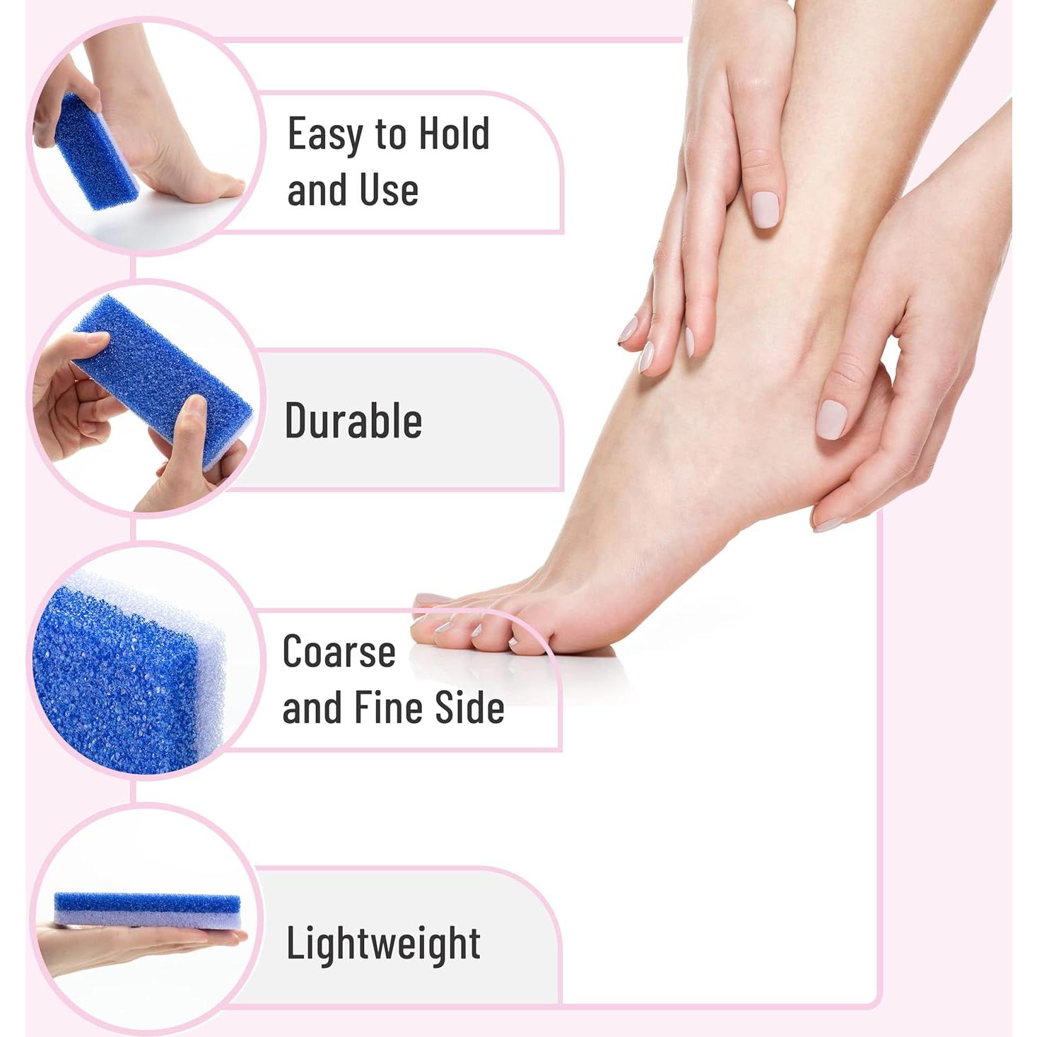 Piedra Pómez Slick para Pies - Removedor de Callos, 4 Unidades