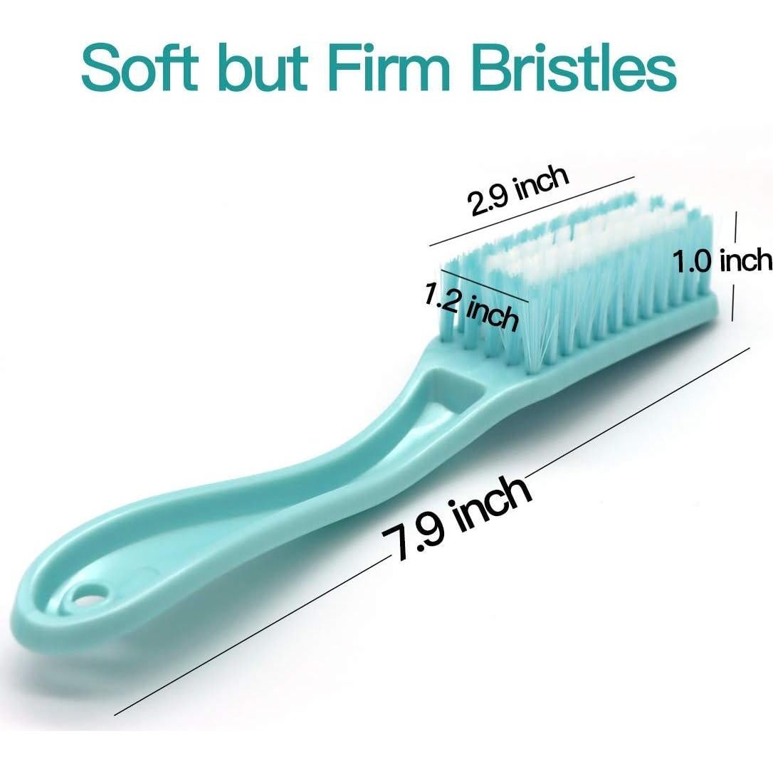 Cepillo de Uñas Multifuncional Xjinmin 4 Pcs Rosa y Azul