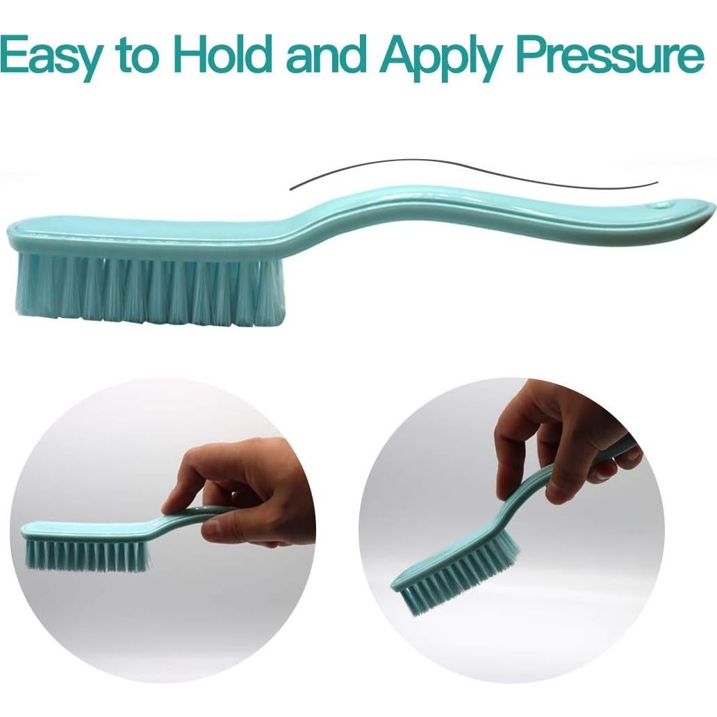 Cepillo de Uñas Multifuncional Xjinmin 4 Pcs Rosa y Azul