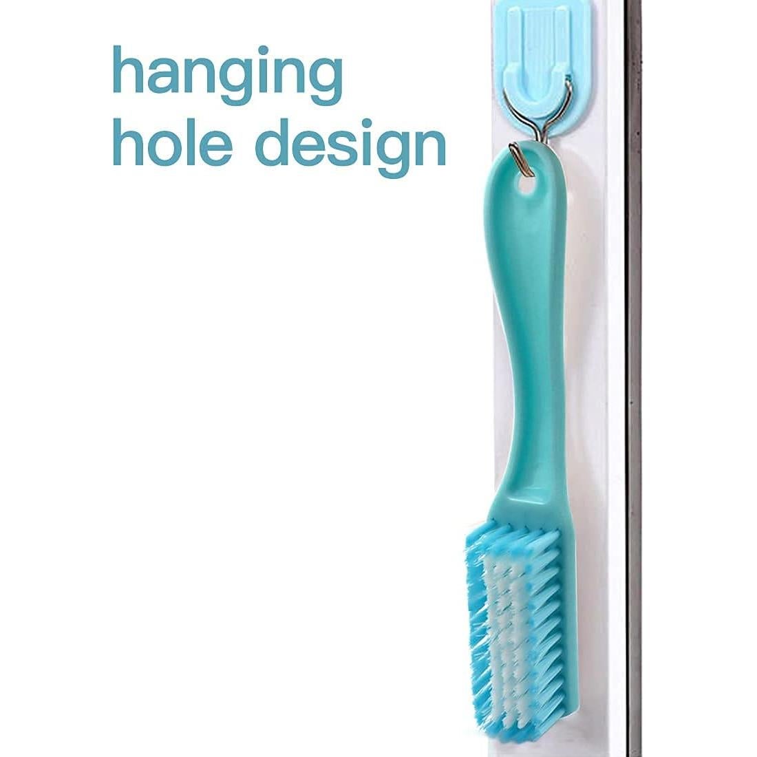 Cepillo de Uñas Multifuncional Xjinmin 4 Pcs Rosa y Azul